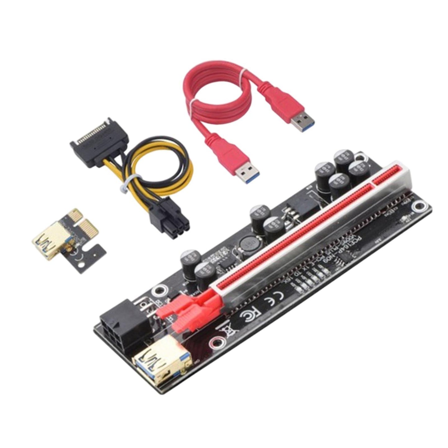 Graphics Card USB 3.0 Ver 010S Plus 1x 16x Multiplier for GPU Mining Powered Single Interface