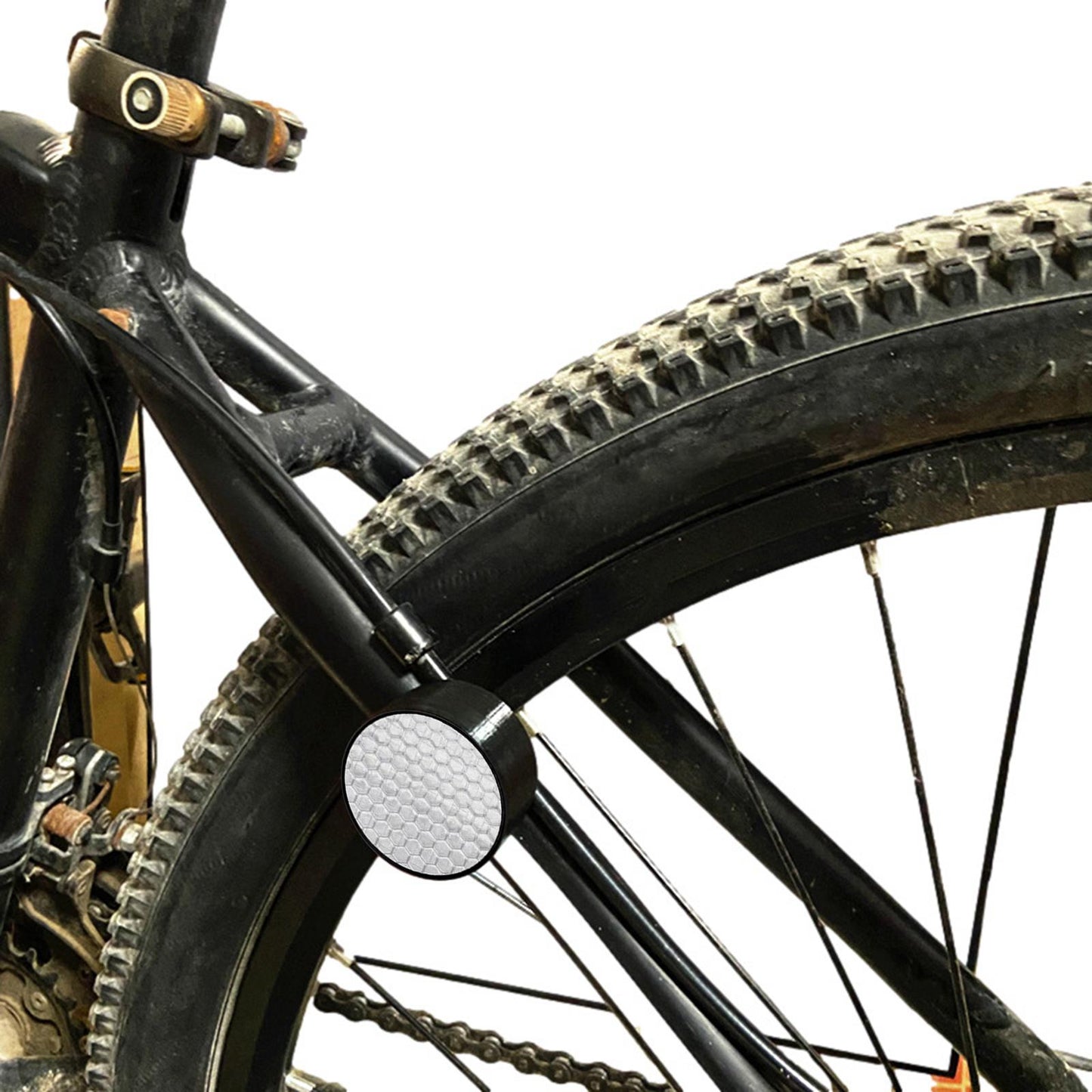 Bike Reflector 3D Printed Anti-Lost Attachment Install for Airtag Holder