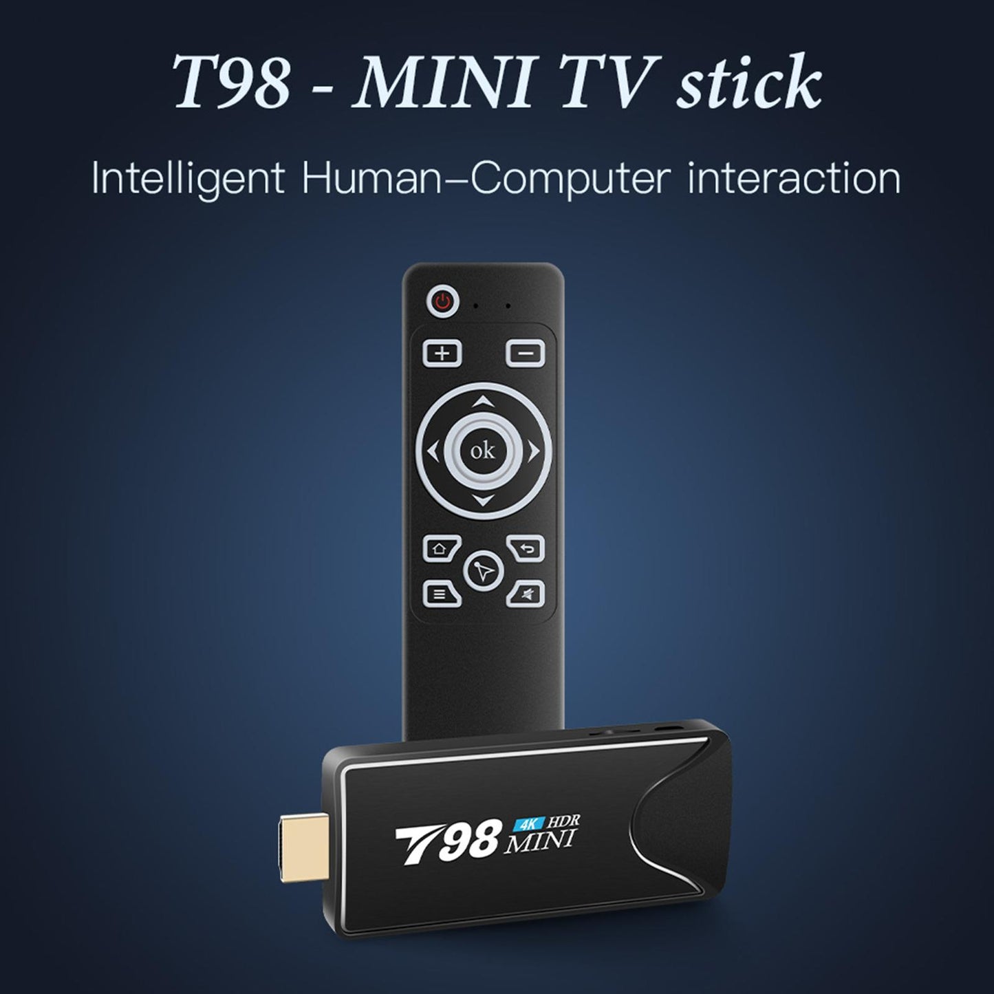 TV stick Media Player T98mini Android 10 2.4G/5G BT4.2 RK3318 4K 2G 8G AU