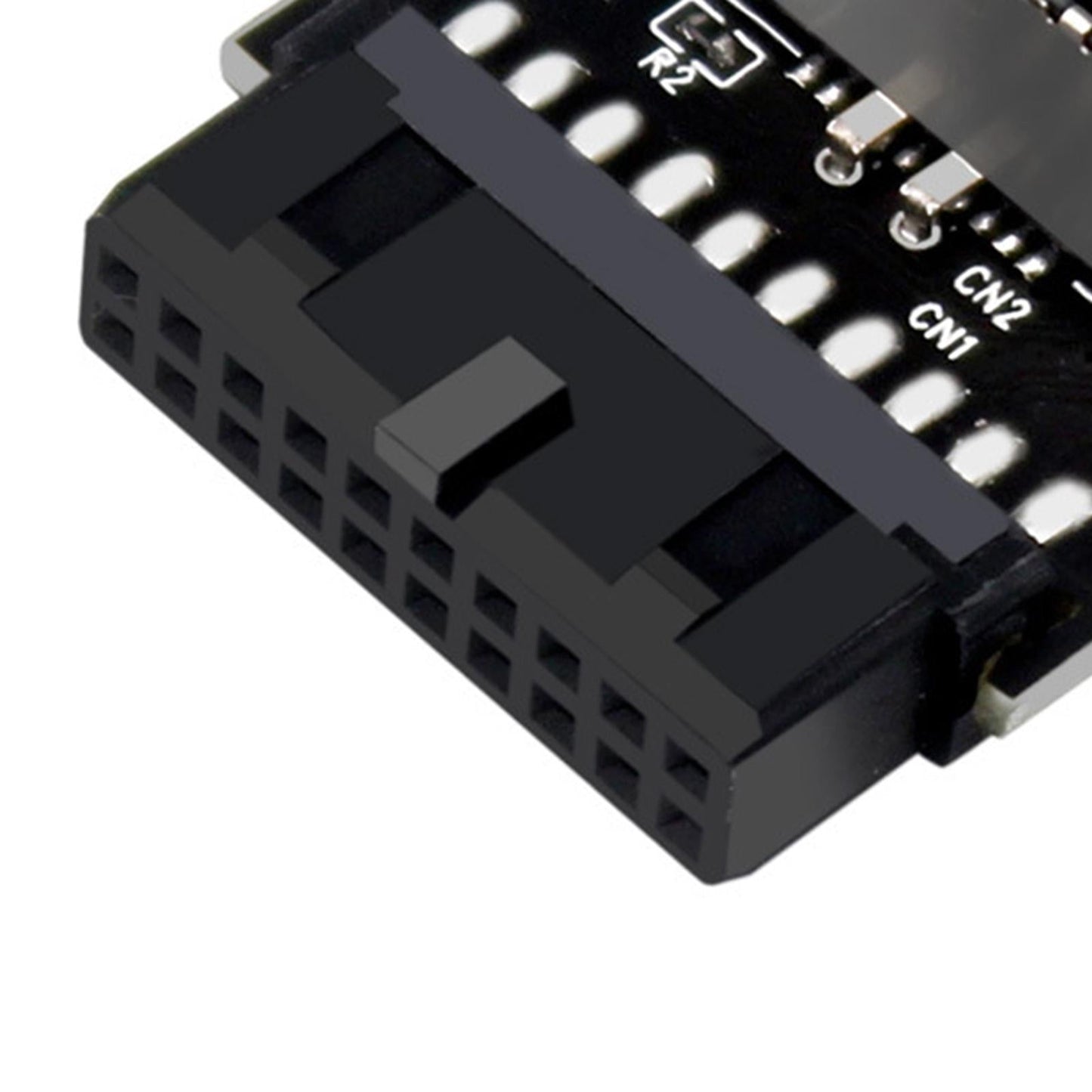 USB3.0 19P/20P to Type-C 24Pin Front Type C 90 Degree Adapter for PC PH73A