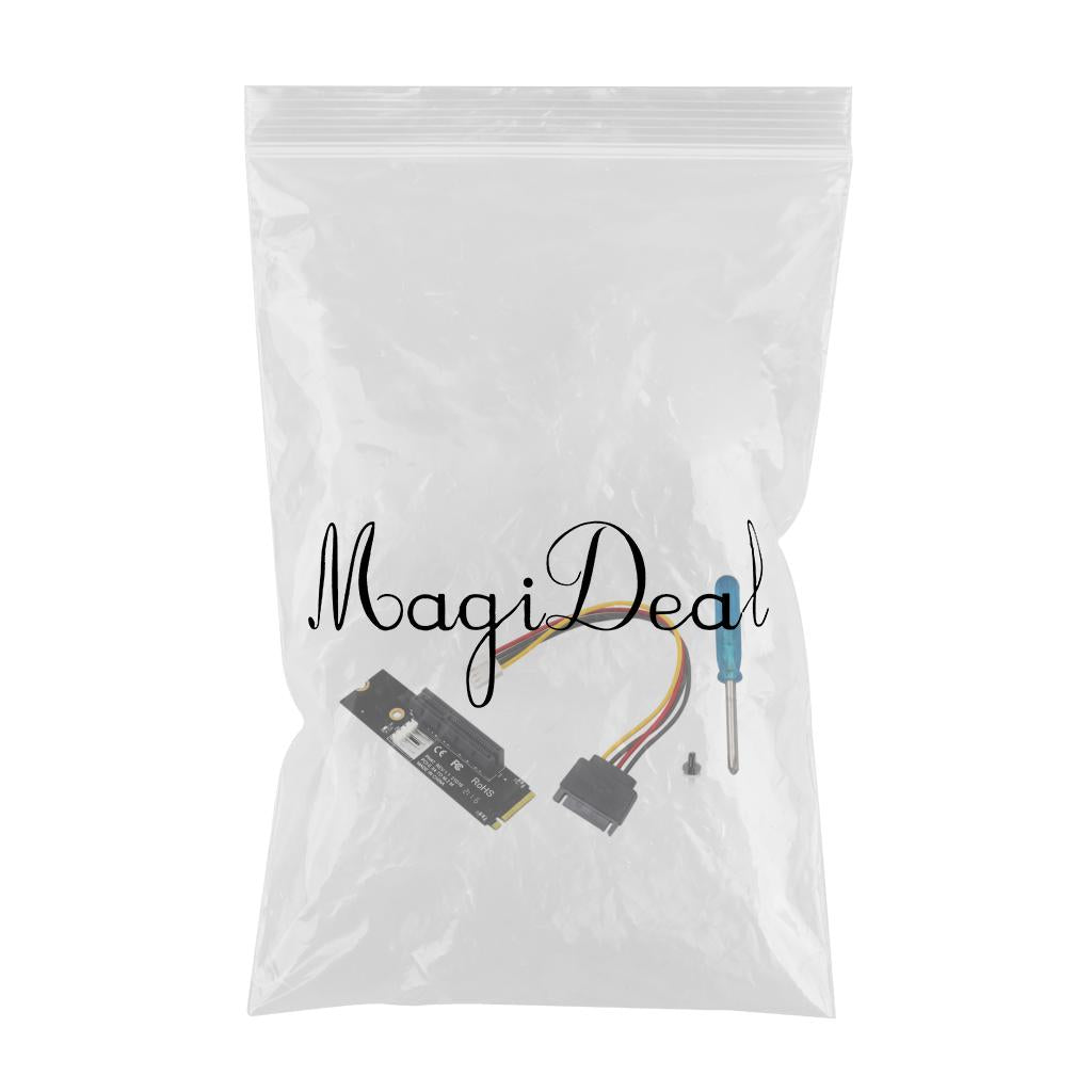 NGFF to PCI-E Slot Riser Card Expansion Kit for Computers PC Supply Desktops