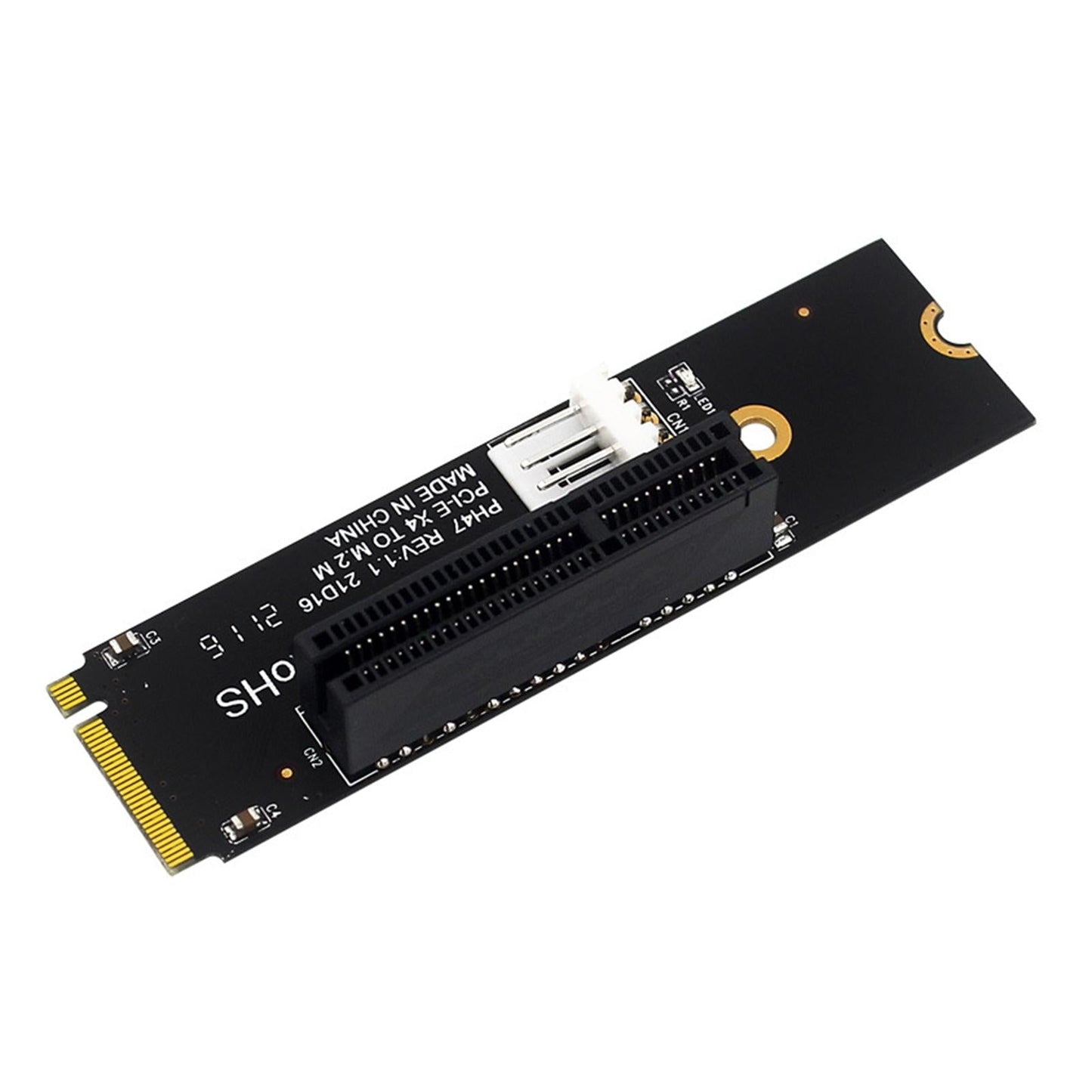 NGFF to PCI-E Slot Riser Card Expansion Kit for Computers PC Supply Desktops