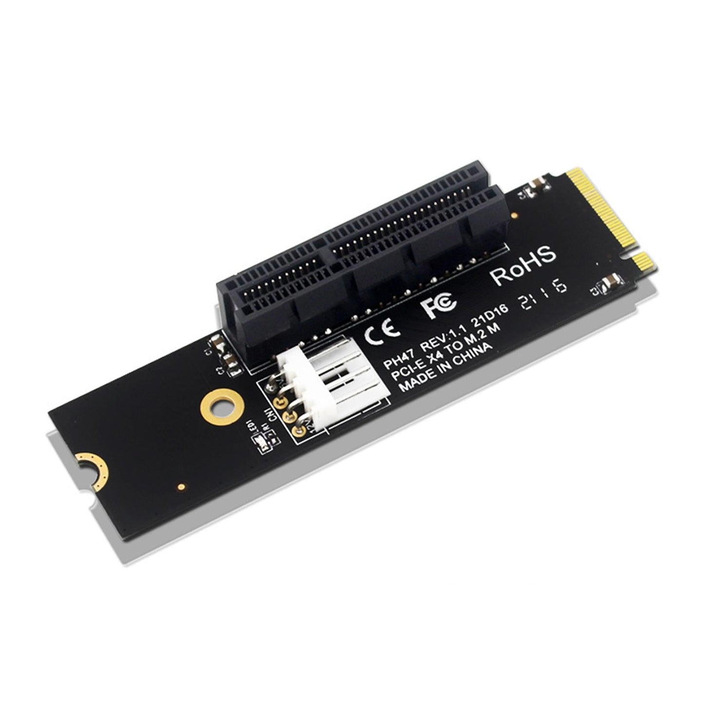 NGFF to PCI-E Slot Riser Card Expansion Kit for Computers PC Supply Desktops