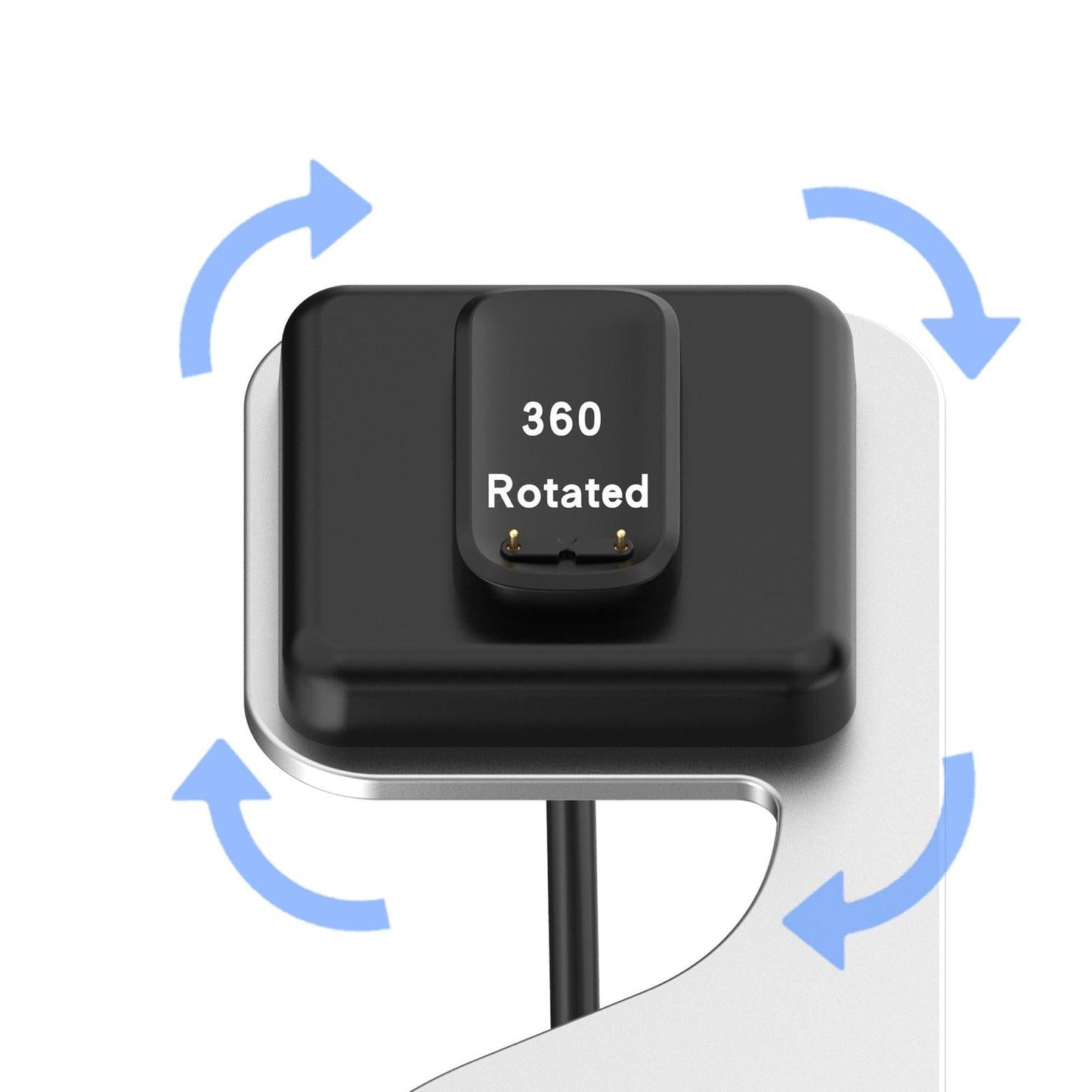 Smartwatch Charging Base for Charge 5 for Luxe with 4.9ft USB Cord Grey