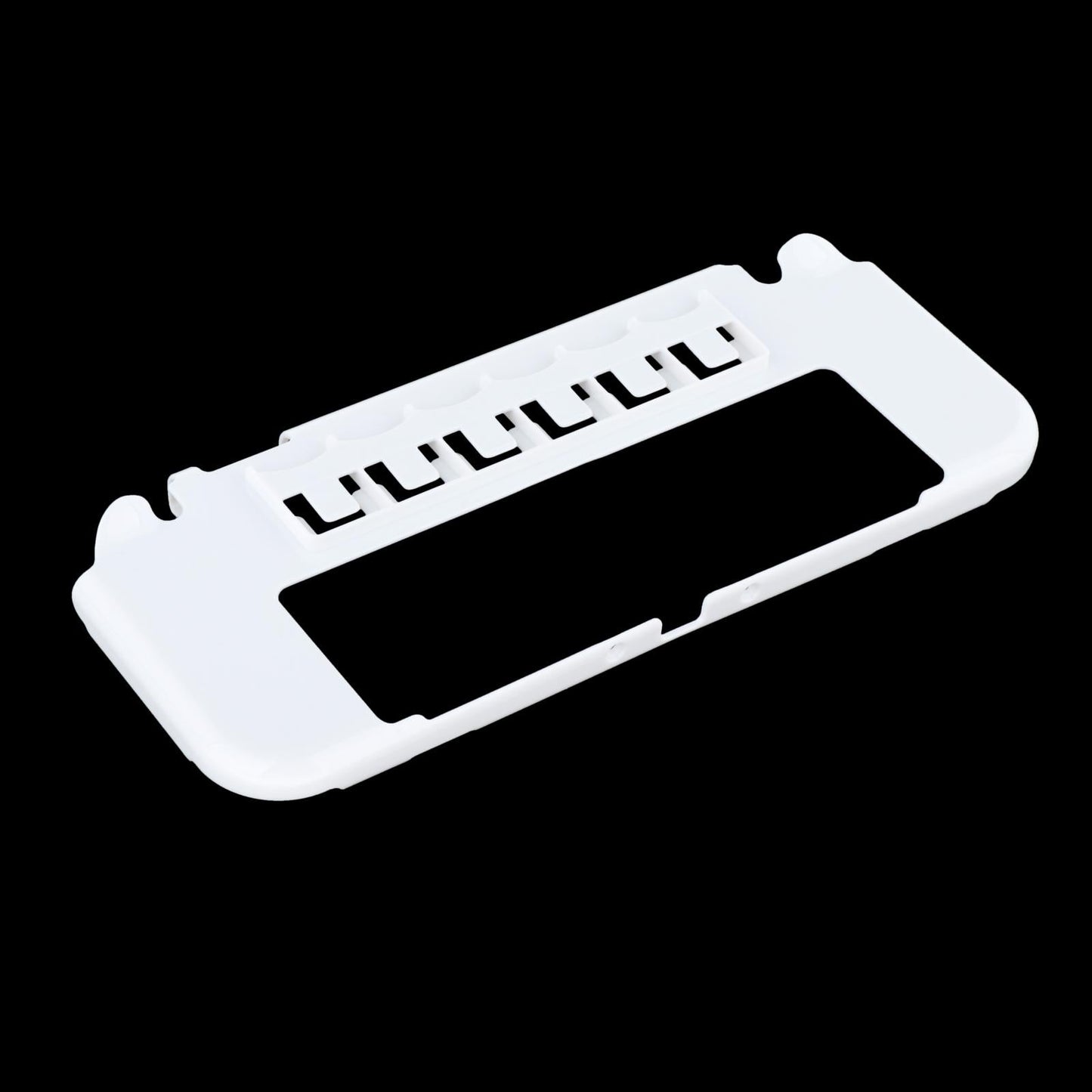 Dockable Case Protection Stand Flip Clear for NS OLED Controller White