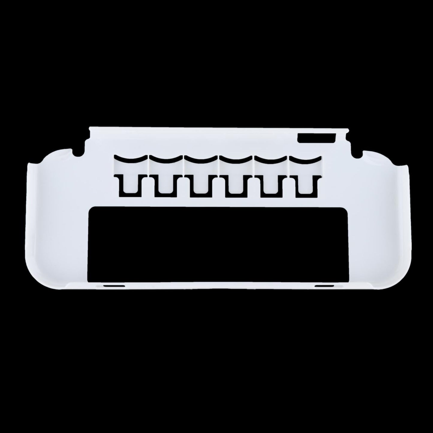 Dockable Case Protection Stand Flip Clear for NS OLED Controller White