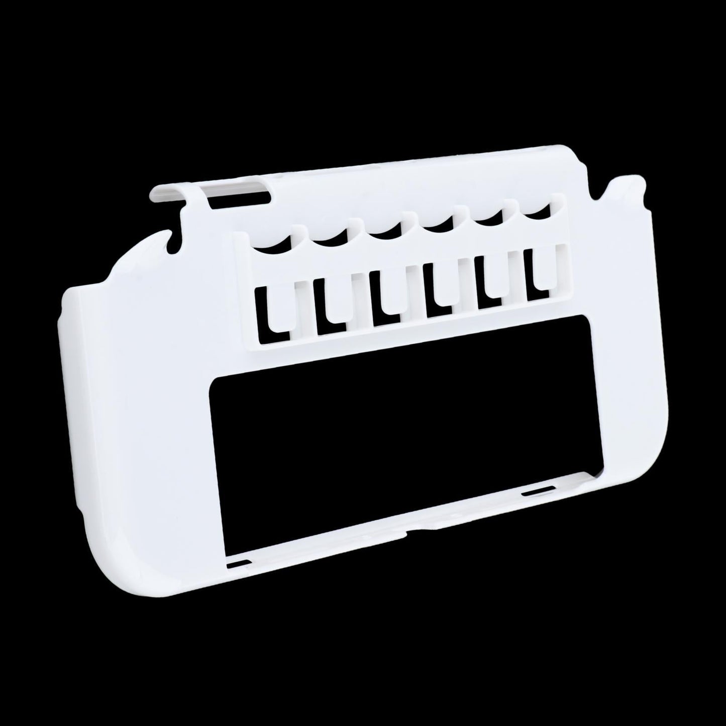 Dockable Case Protection Stand Flip Clear for NS OLED Controller White