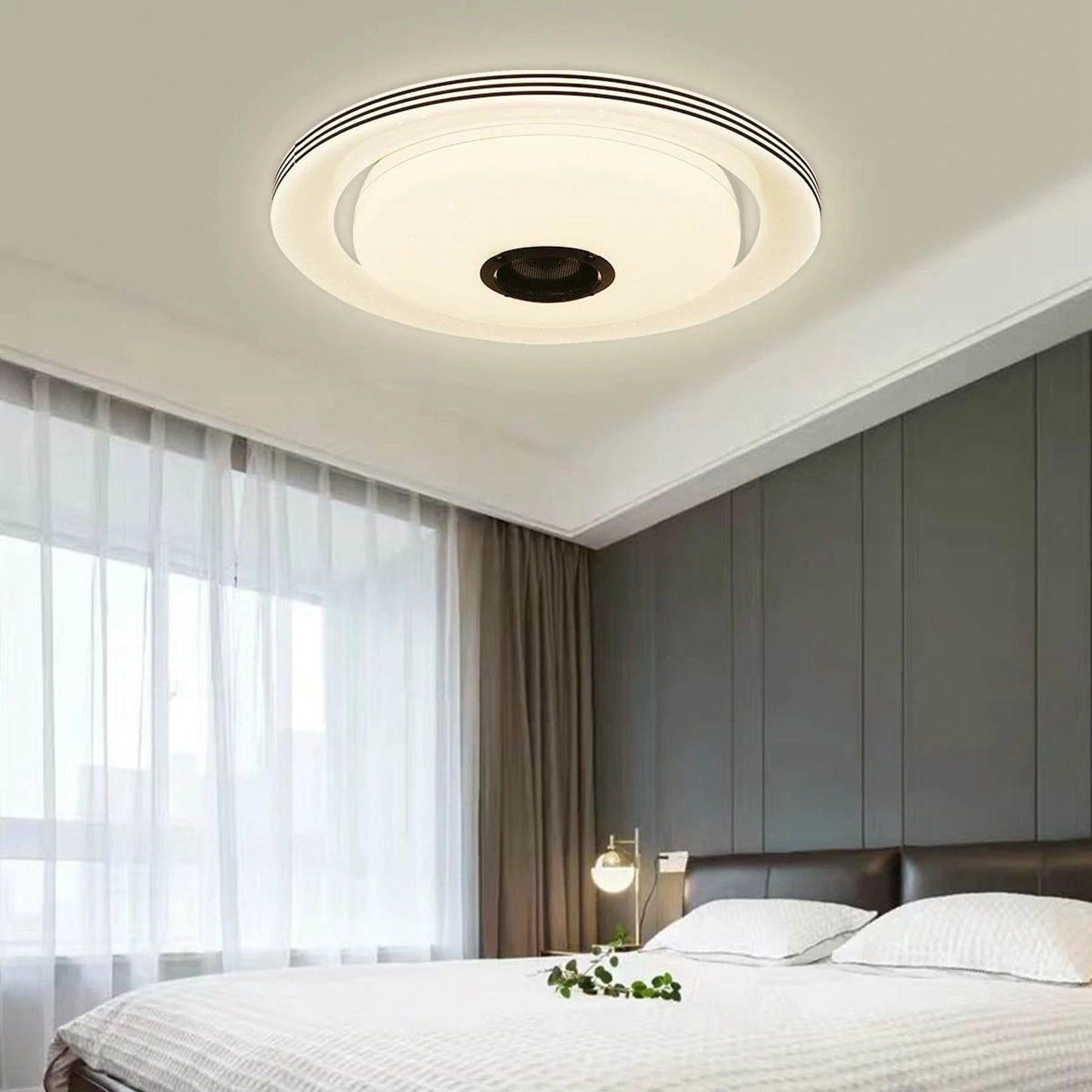 LED Music Ceiling Light RGB Color Changing for Kitchen 15.8inch 36W APP