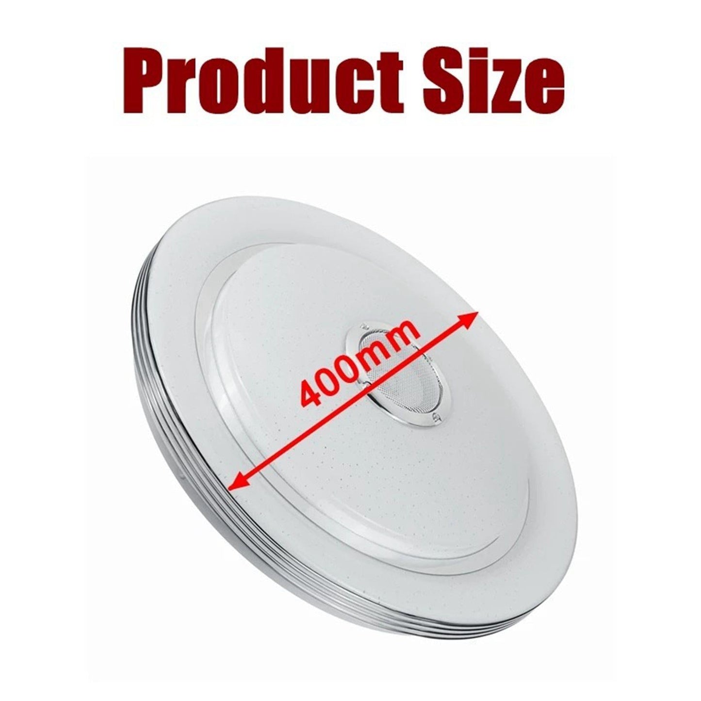 LED Music Ceiling Light RGB Color Changing for Kitchen 15.8inch 36W APP