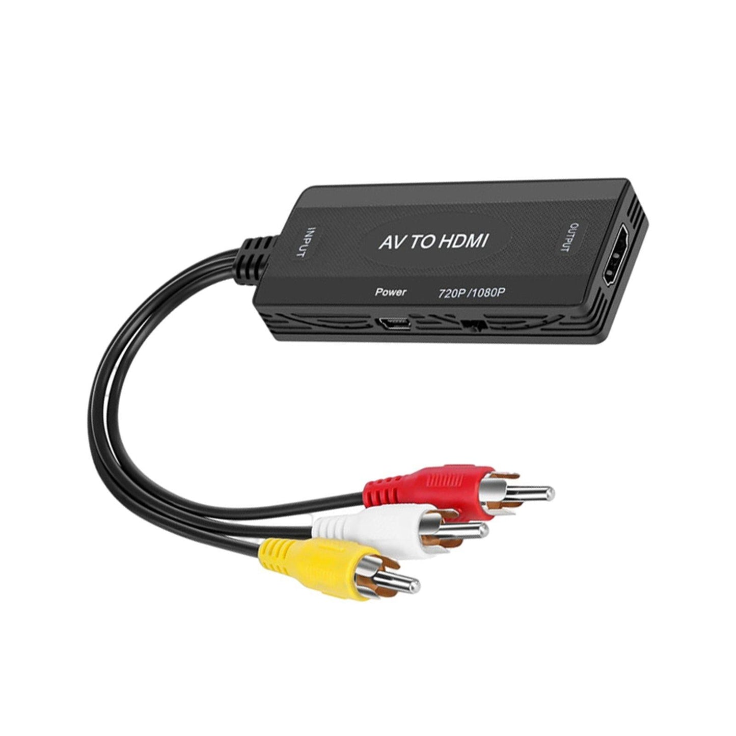 AV to HDMI Converter Adapter 1080P 60Hz Scaler Adapter for Projector DVD