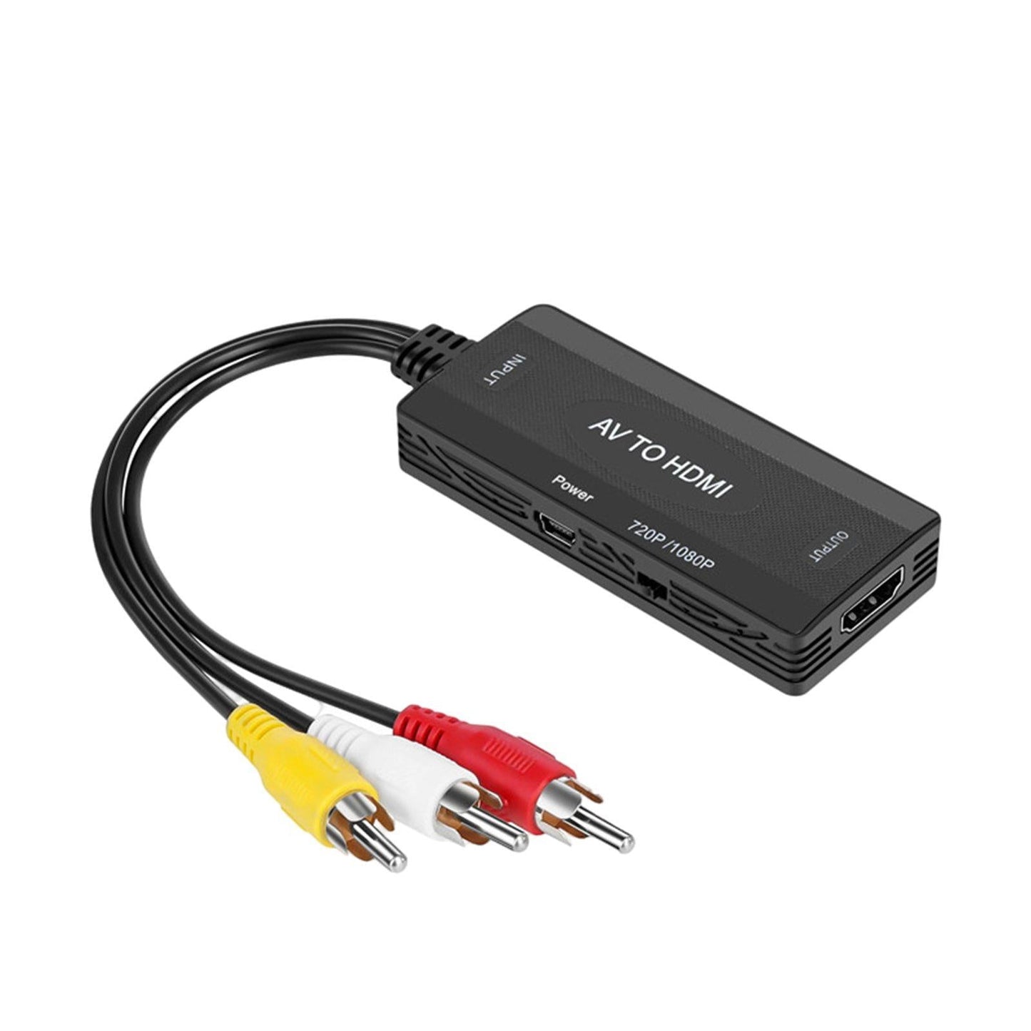 AV to HDMI Converter Adapter 1080P 60Hz Scaler Adapter for Projector DVD