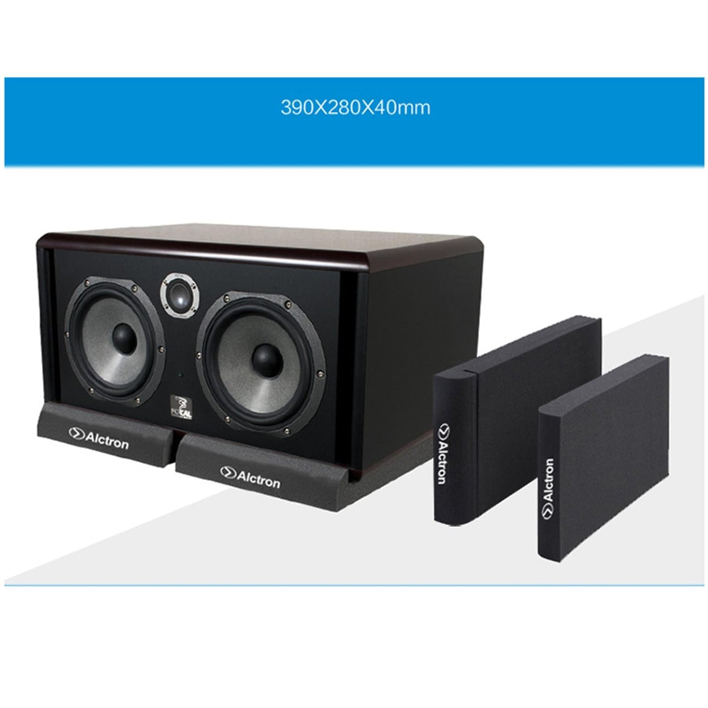 Acoustic Isolation Pads Shock Proof Non Slip for Monitors Acoustic Speakers