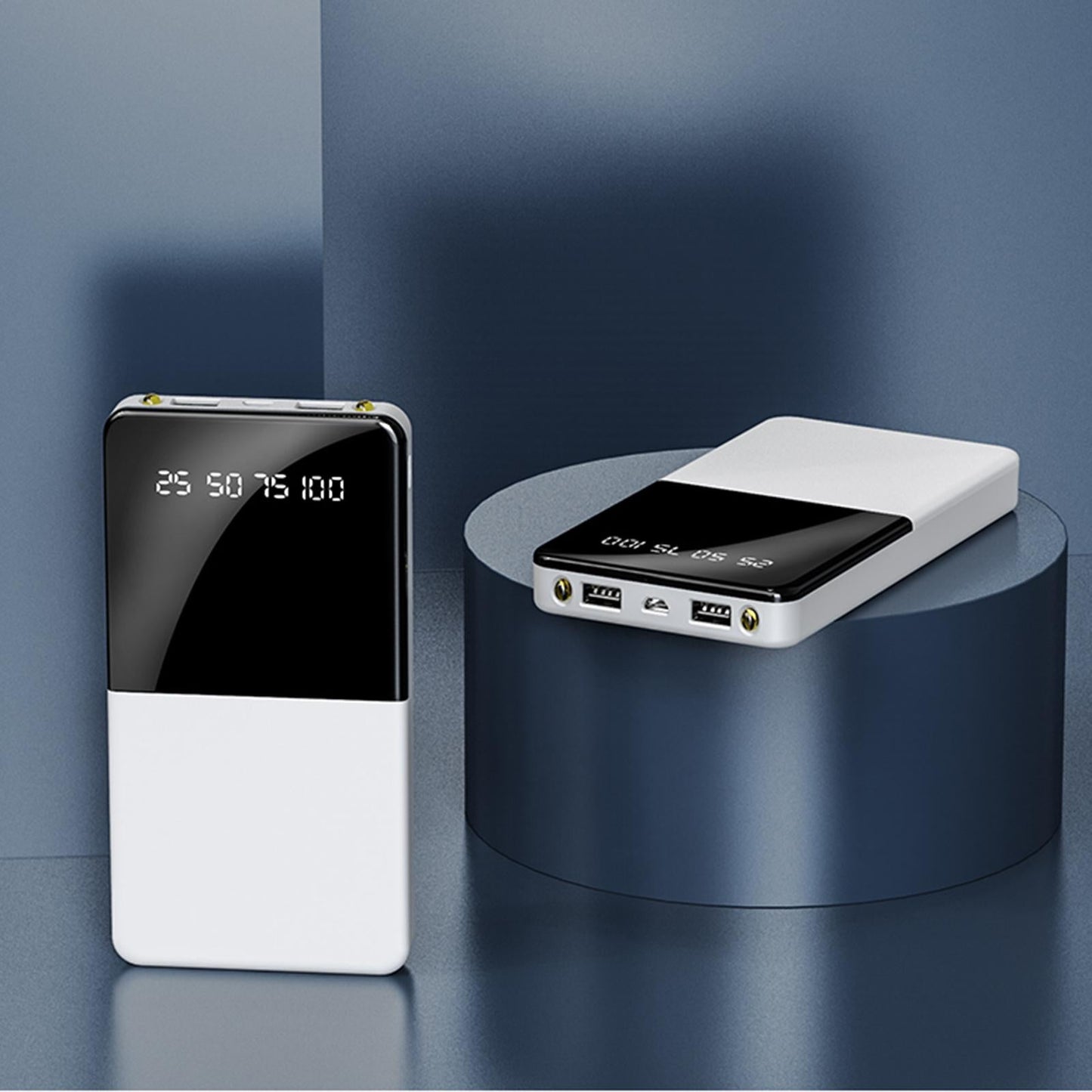 Power Bank Dual USB High Capacity for Gamers Dusiness Trip Smart Phones