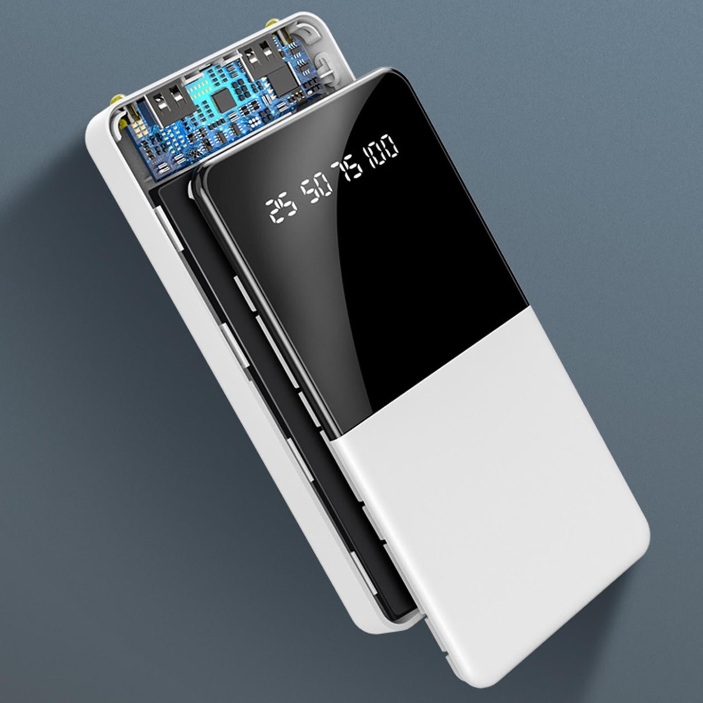 Power Bank Dual USB High Capacity for Gamers Dusiness Trip Smart Phones