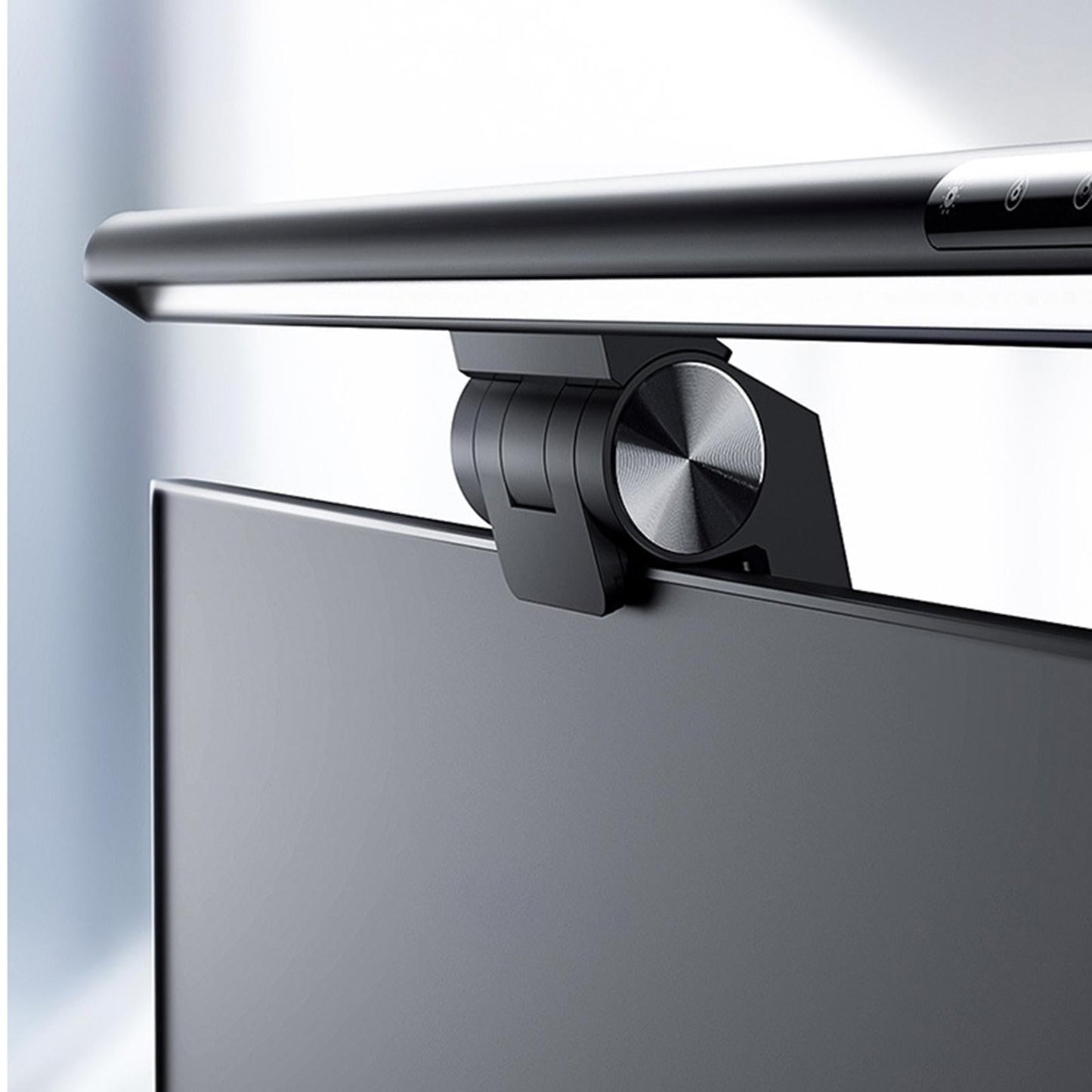 Computer Monitor Lamp Screen Light Bar 3 Color Space Saving Home Black