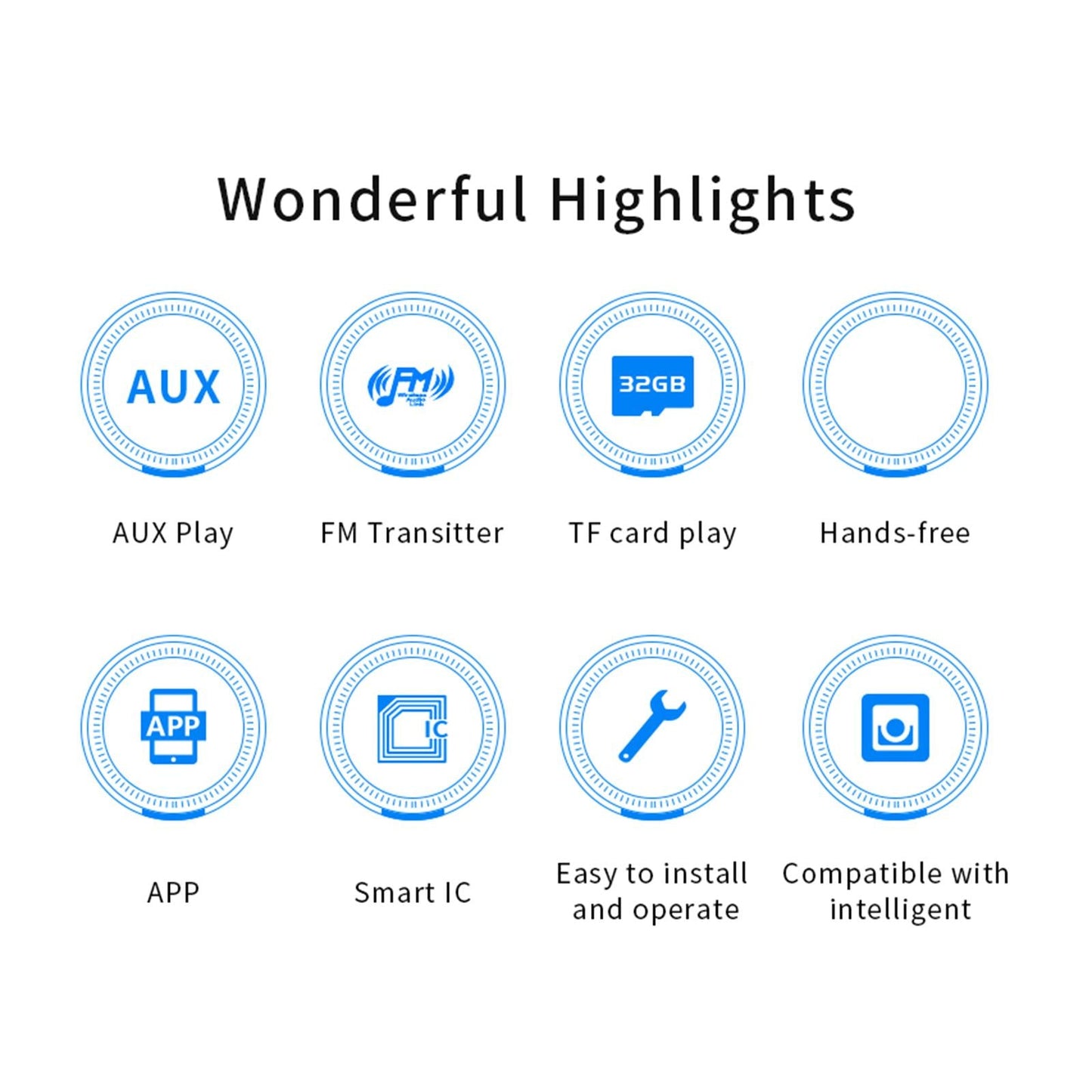 Car MP3 Player Wireless Bluetooth 4.1 FM Radio Transmitter Kit Grey