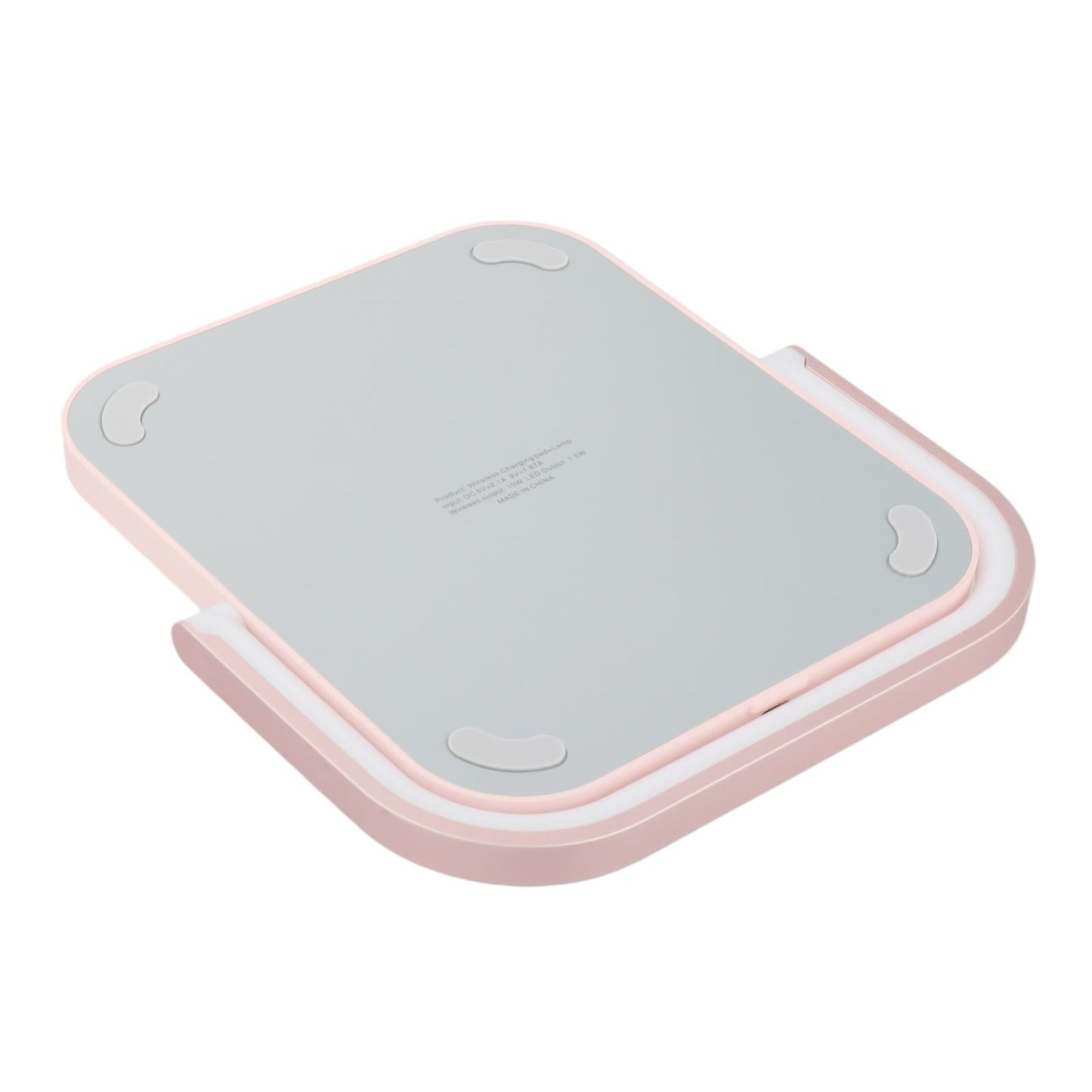 Qi Wireless Charging with Light 10W Desk Lamp Nightlight for Bedroom pink