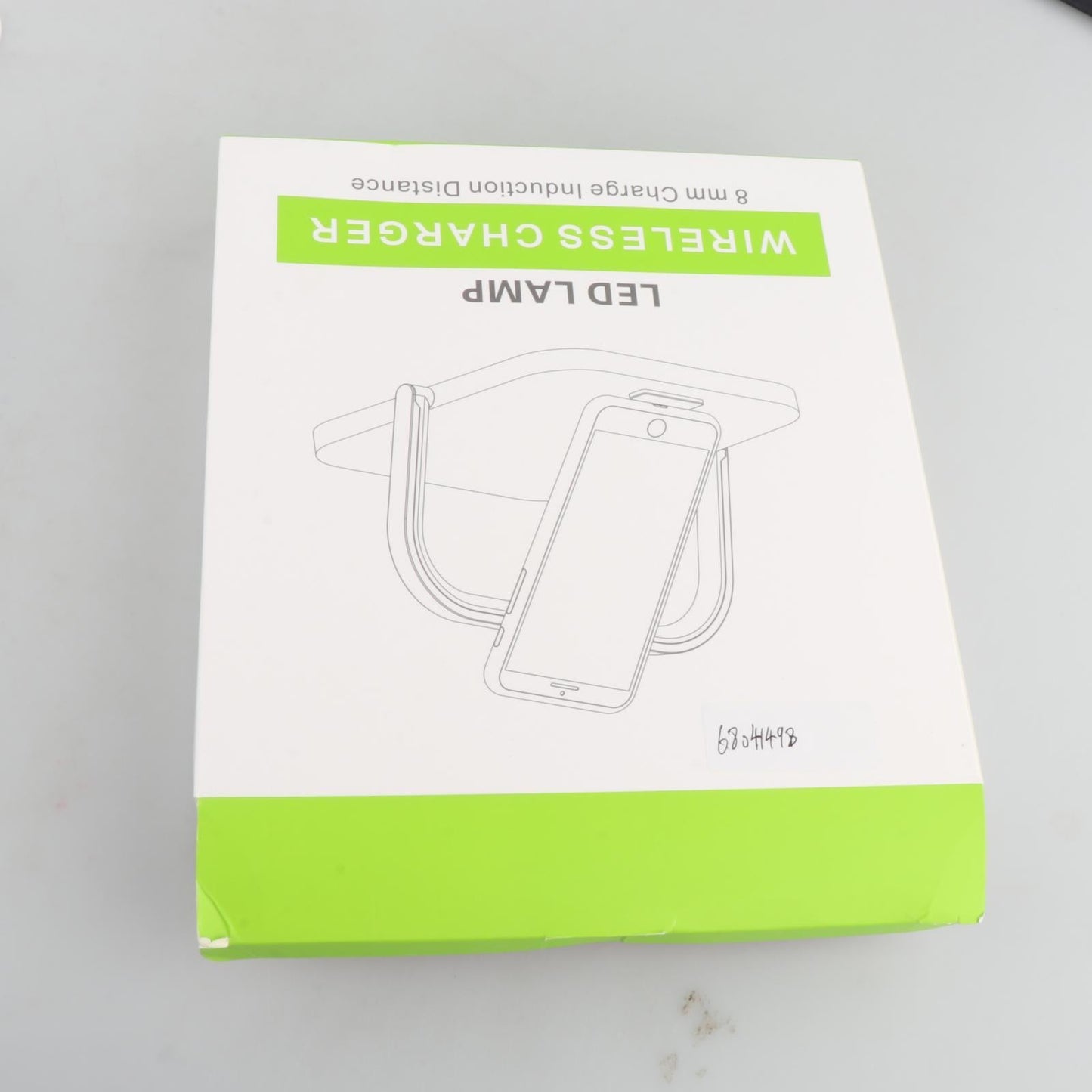 Qi Wireless Charging with Light 10W Desk Lamp Nightlight for Bedroom white