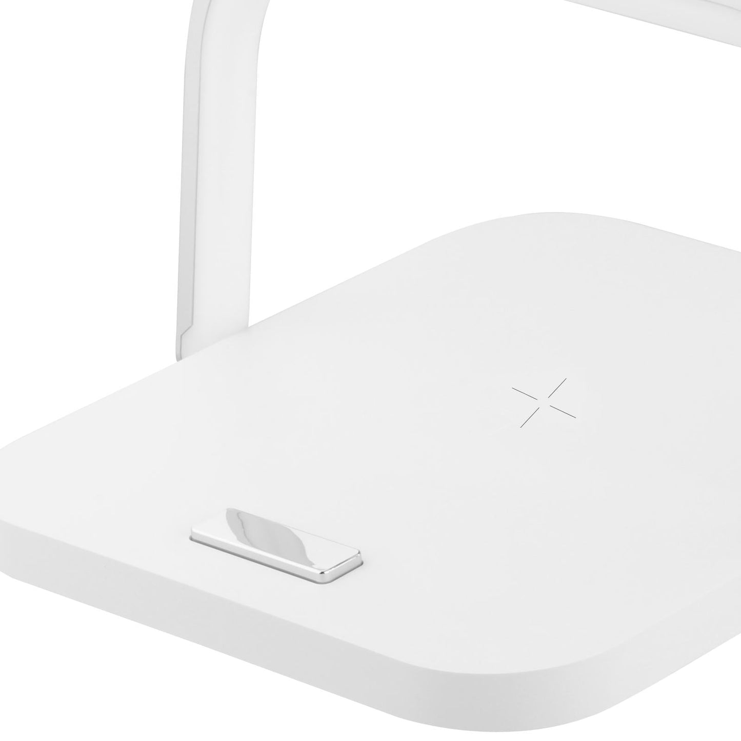 Qi Wireless Charging with Light 10W Desk Lamp Nightlight for Bedroom white