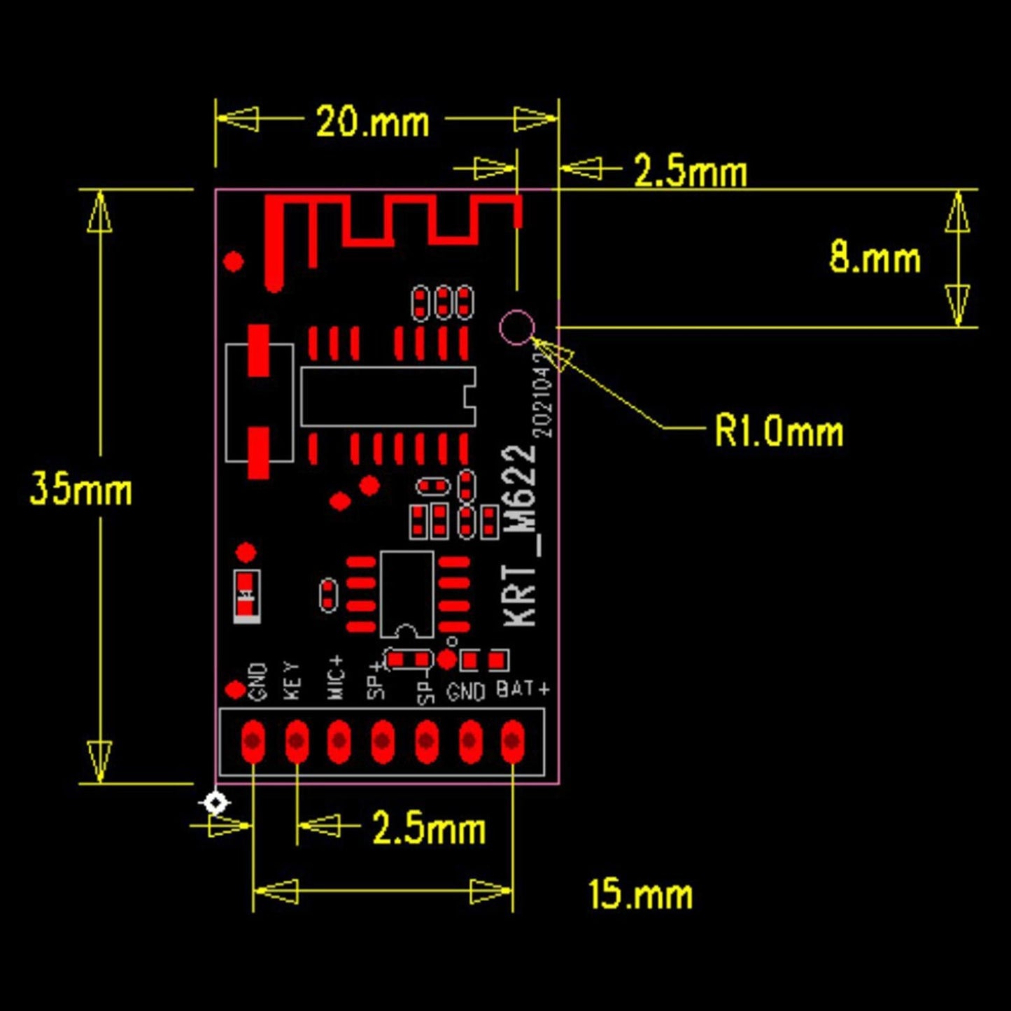 6x Audio Amplifier Board Mono for Toys Household Appliances Massage Chairs