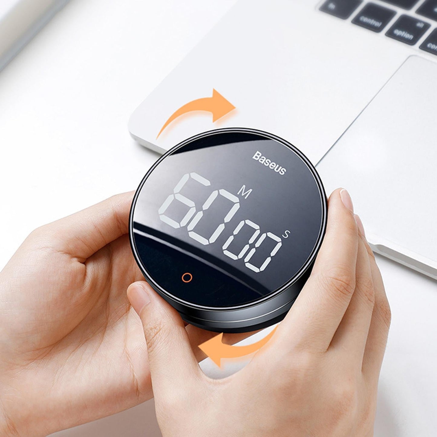 LED Magnetic Kitchen Timer Big digits Alarm Clock for Study Constant Bright