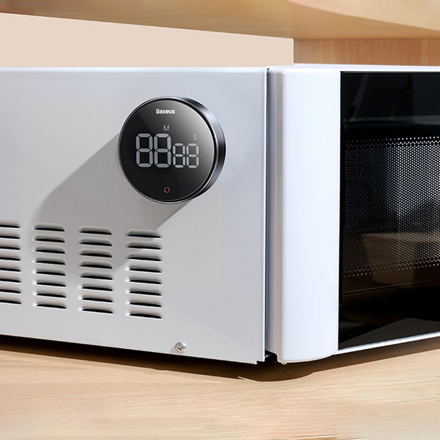 LED Magnetic Kitchen Timer Big digits Alarm Clock for Study Constant Bright