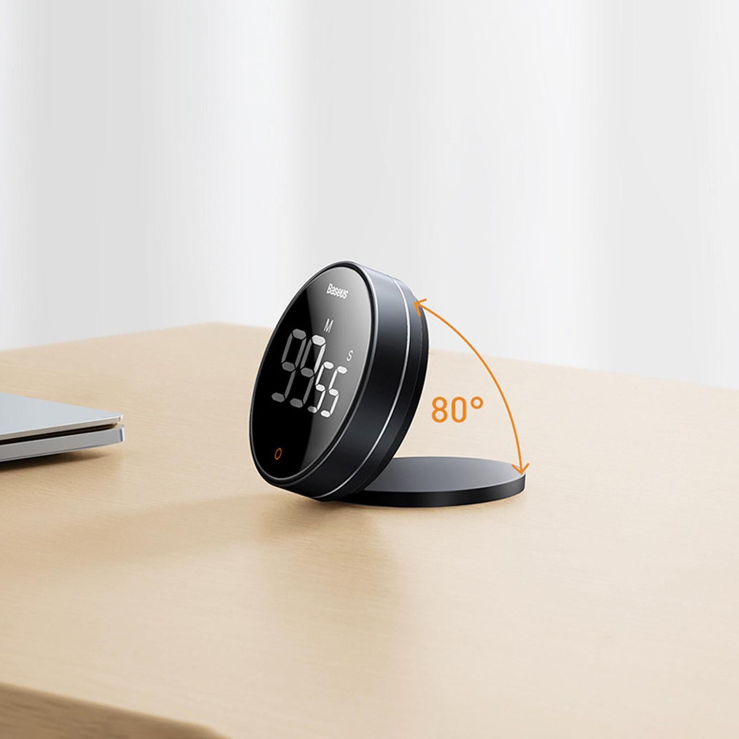 LED Magnetic Kitchen Timer Big digits Alarm Clock for Study Constant Bright