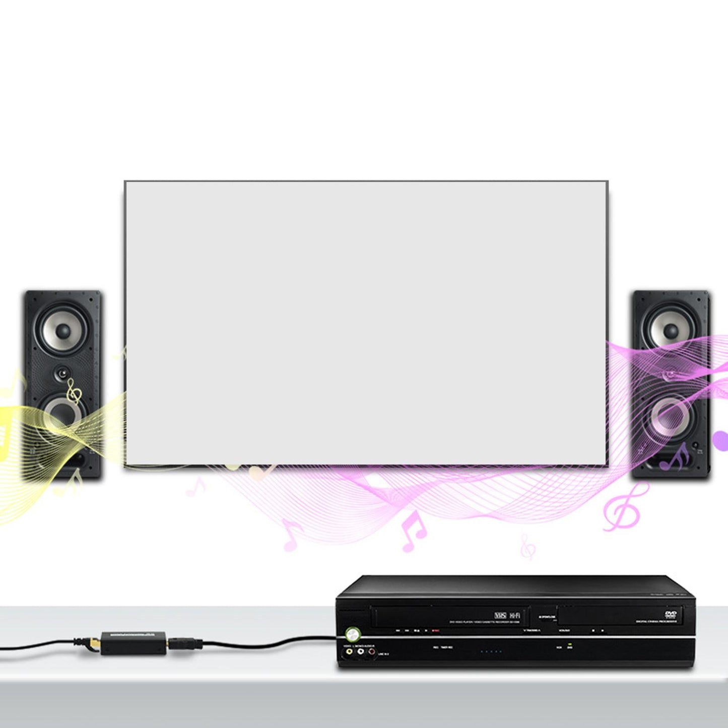 HDMI Extender 1080P 196 ft/60M HDCP1.2 Single Cable for Monitor HDTV EU Plug