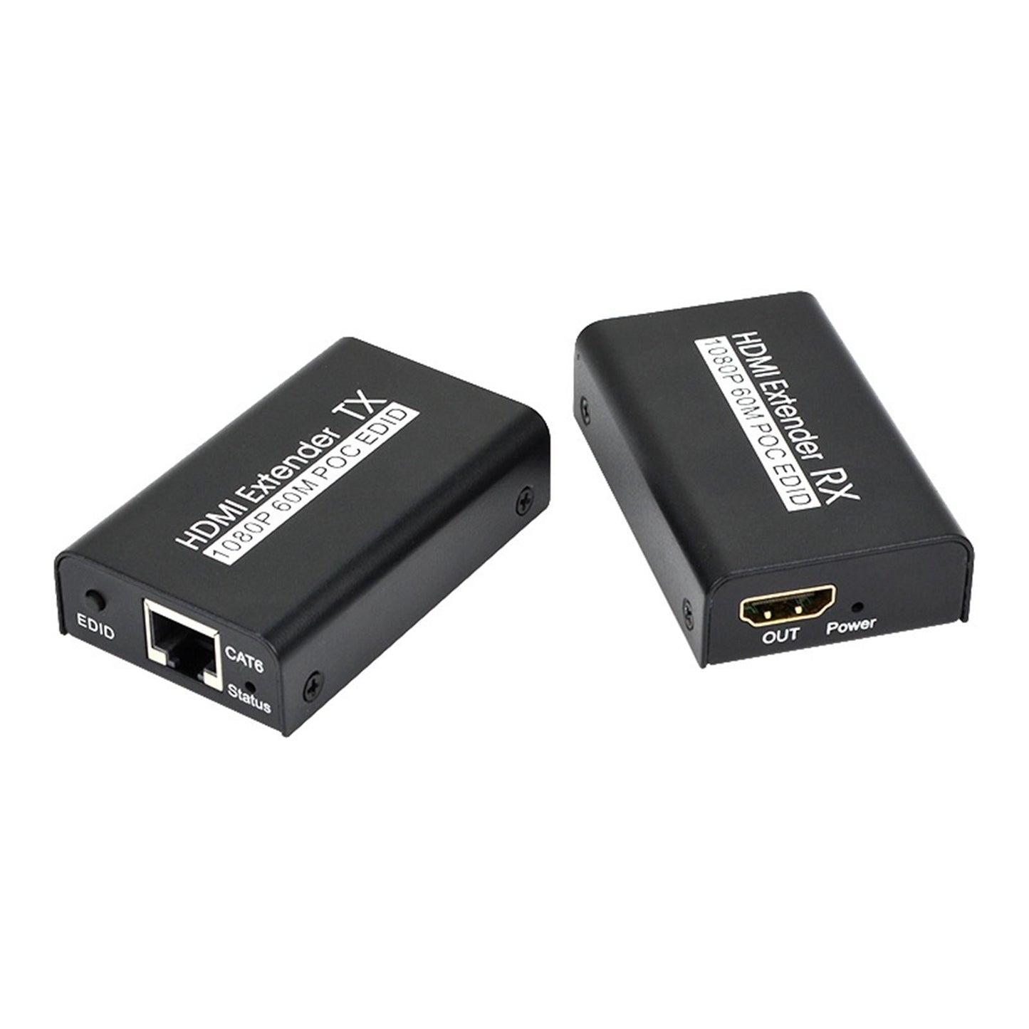 HDMI Extender 1080P 196 ft/60M HDCP1.2 Single Cable for Monitor HDTV EU Plug