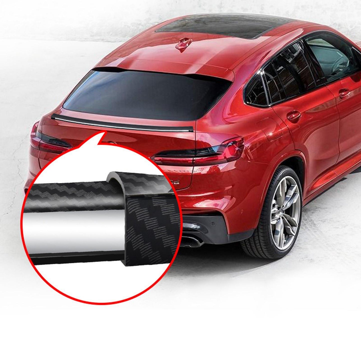 LED Rear Spoiler Light Strip 12V for Most Cars Trucks Red 2 Functions