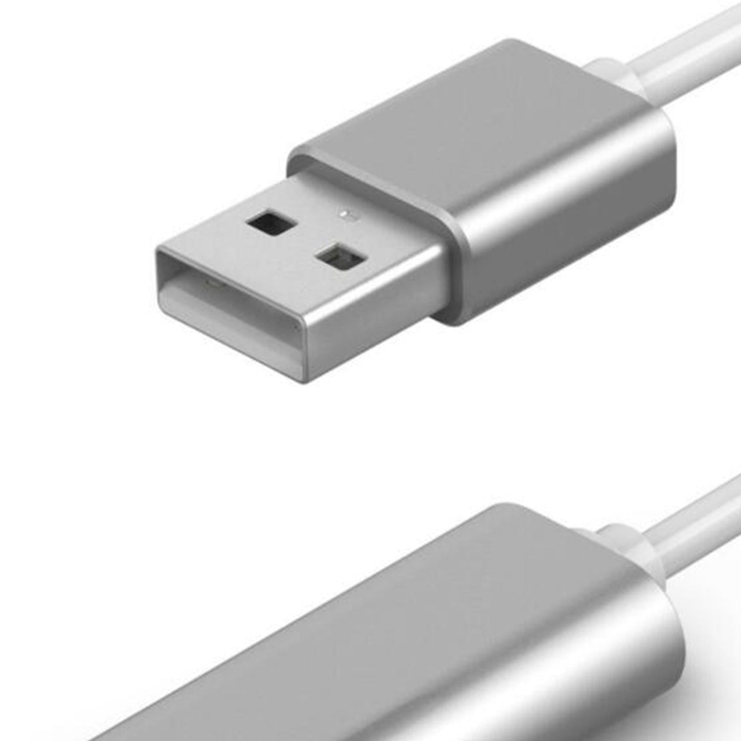 USB Sound Card 3.5mm Interface for Microphone Headphone Computer Black