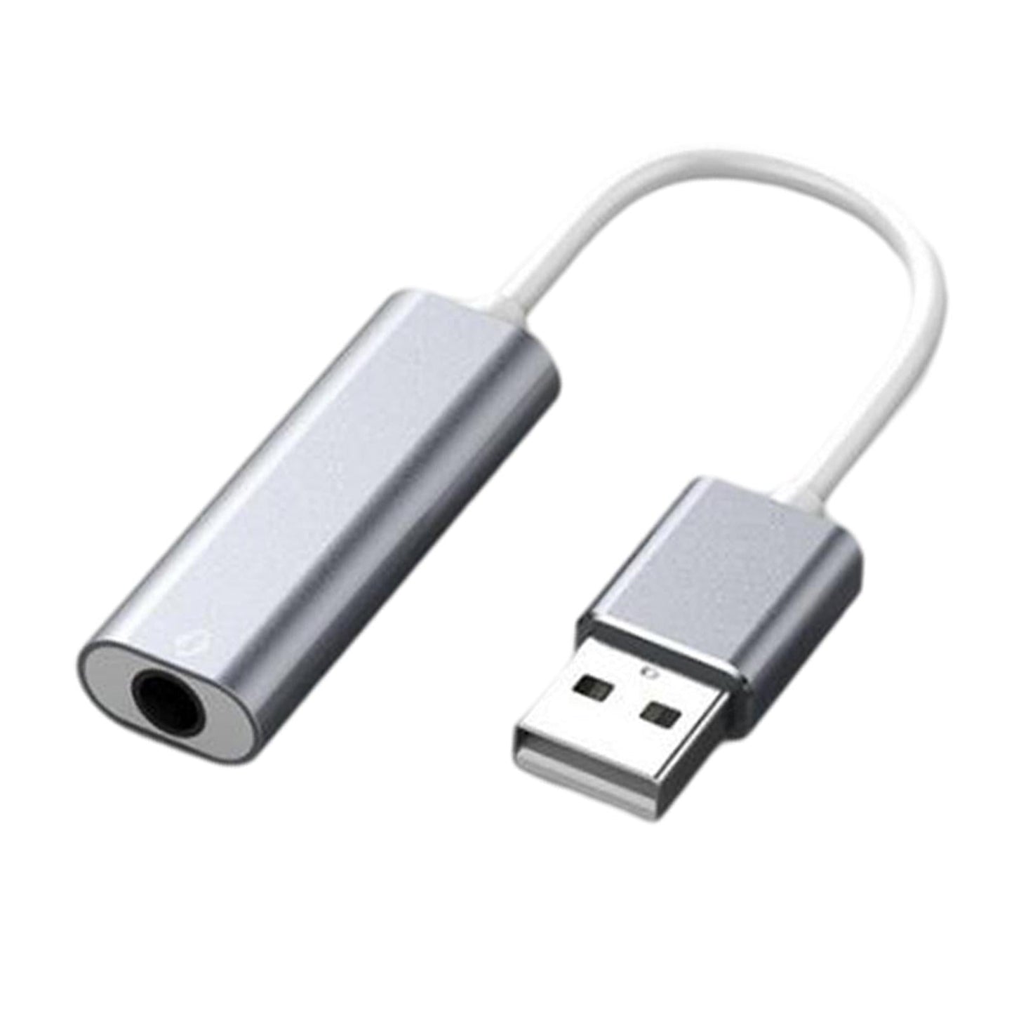 USB Sound Card 3.5mm Interface for Microphone Headphone Computer Blue