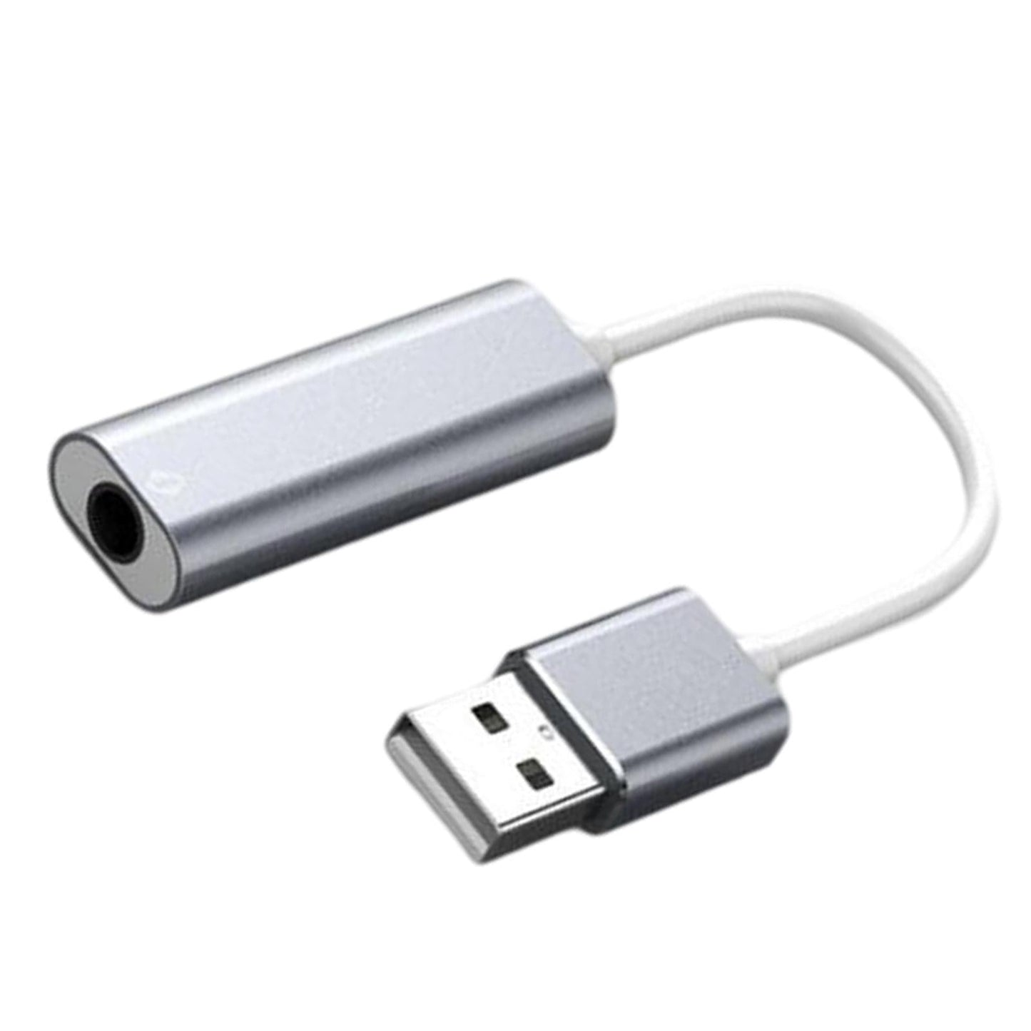 USB Sound Card 3.5mm Interface for Microphone Headphone Computer Blue