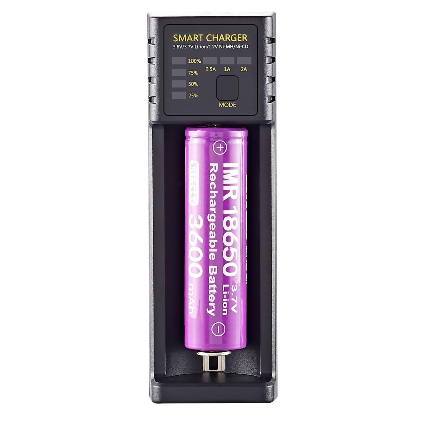 Universal 18650 Battery Charger with USB Port for 3.6V/3.7V LI-Ion Battery