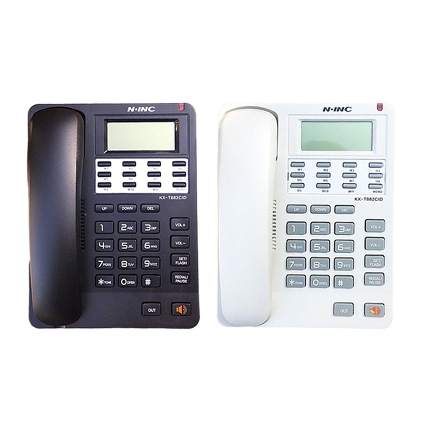 Corded Telephone Caller ID Volume Control Redial/P for Office Desktop black