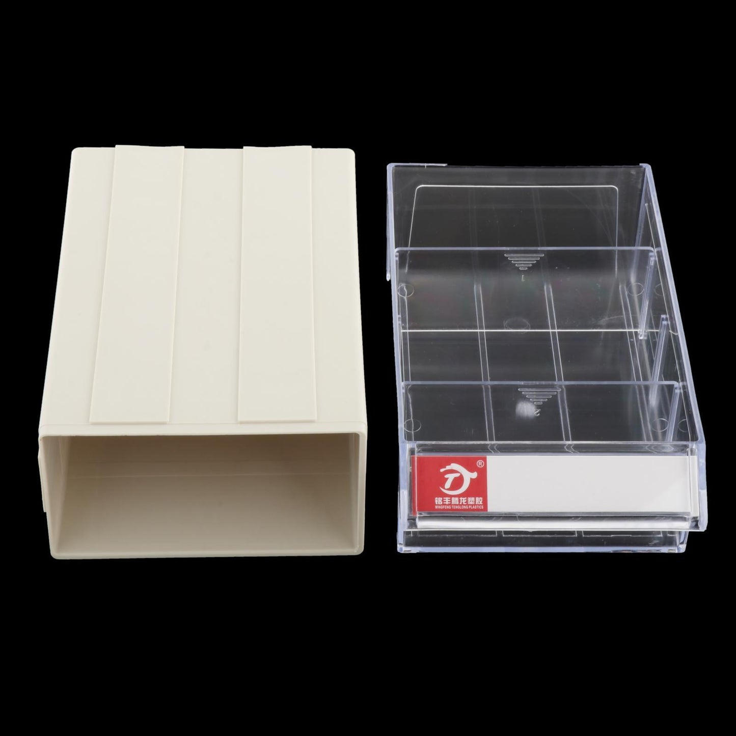 Modular Drawer Organizer Shaft Bodies Removable Divider Blue 180x95x50mm