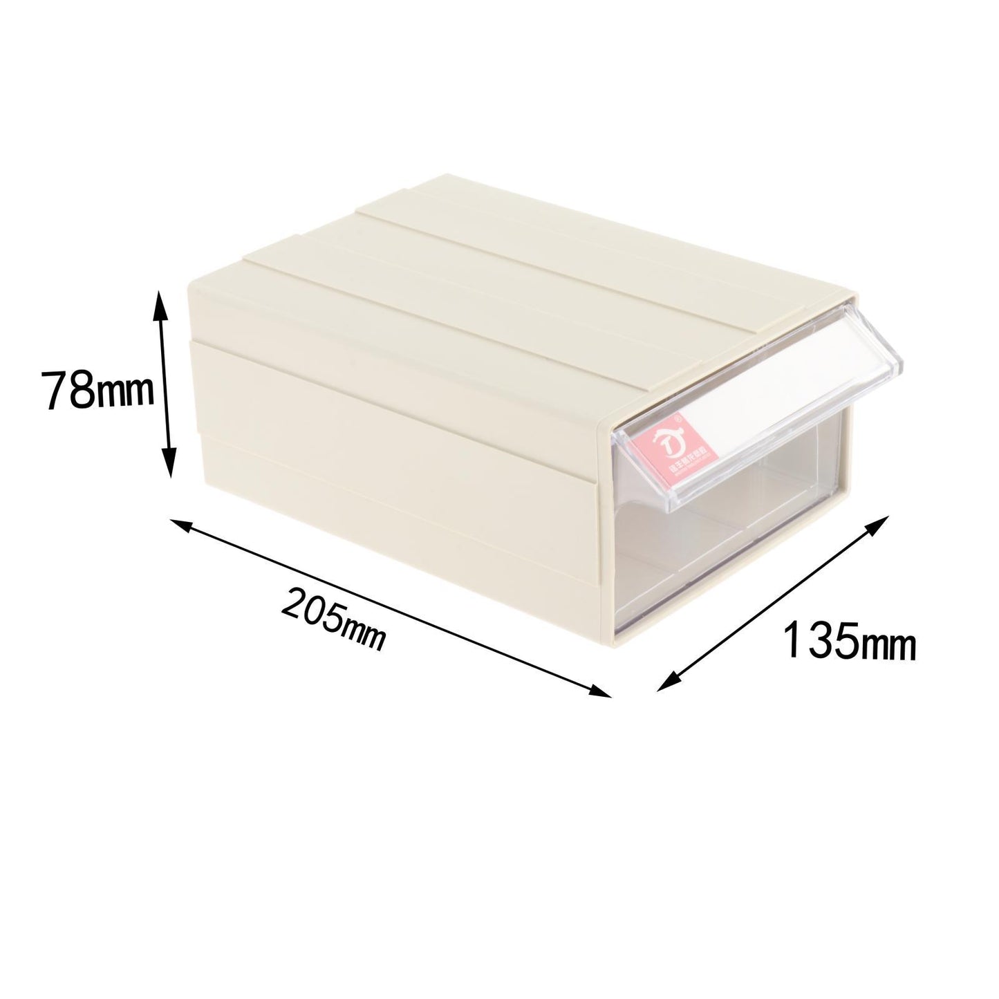 Modular Drawer Organizer Shaft Bodies Removable Divider Grey 180x95x50mm