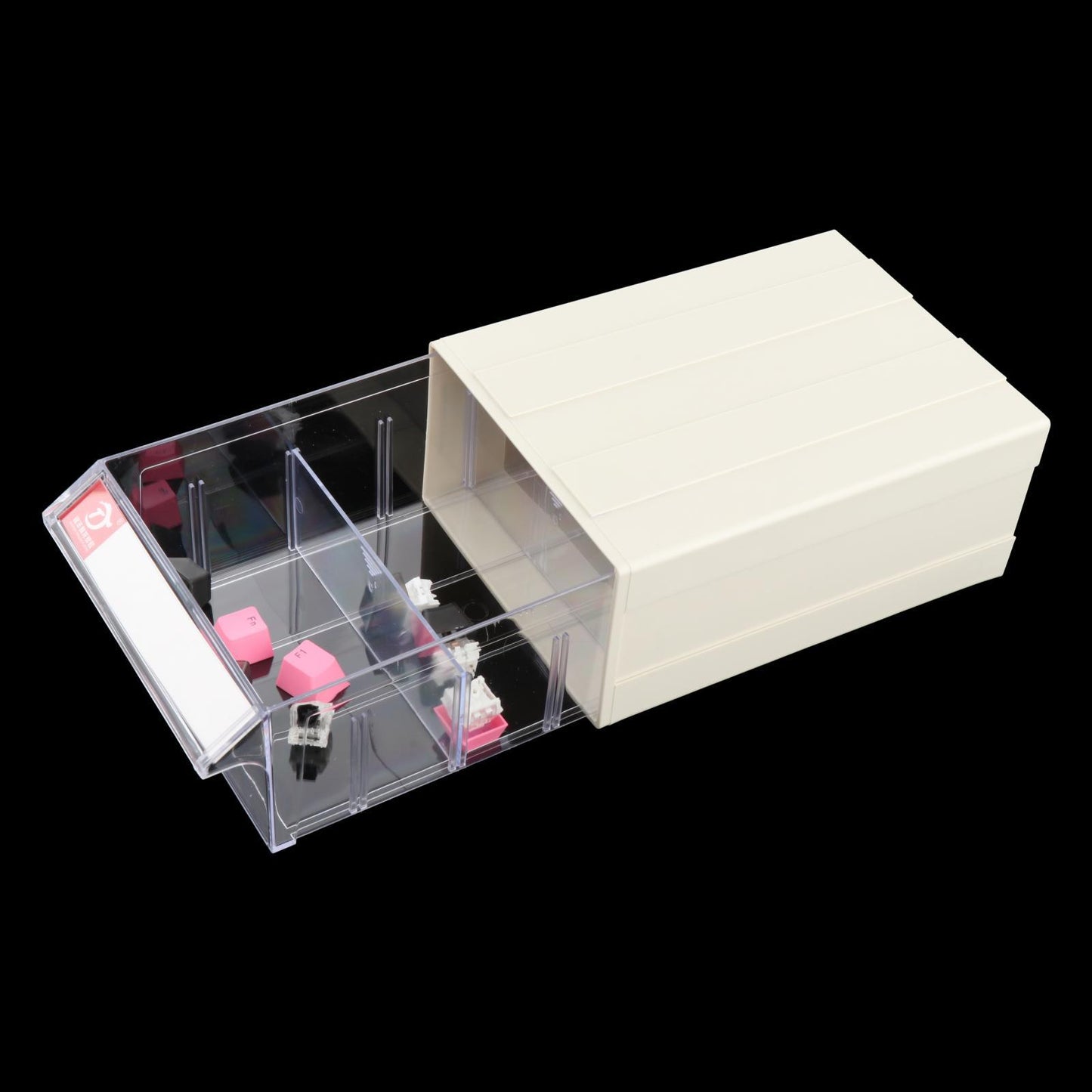 Modular Drawer Organizer Shaft Bodies Removable Divider Grey 180x95x50mm