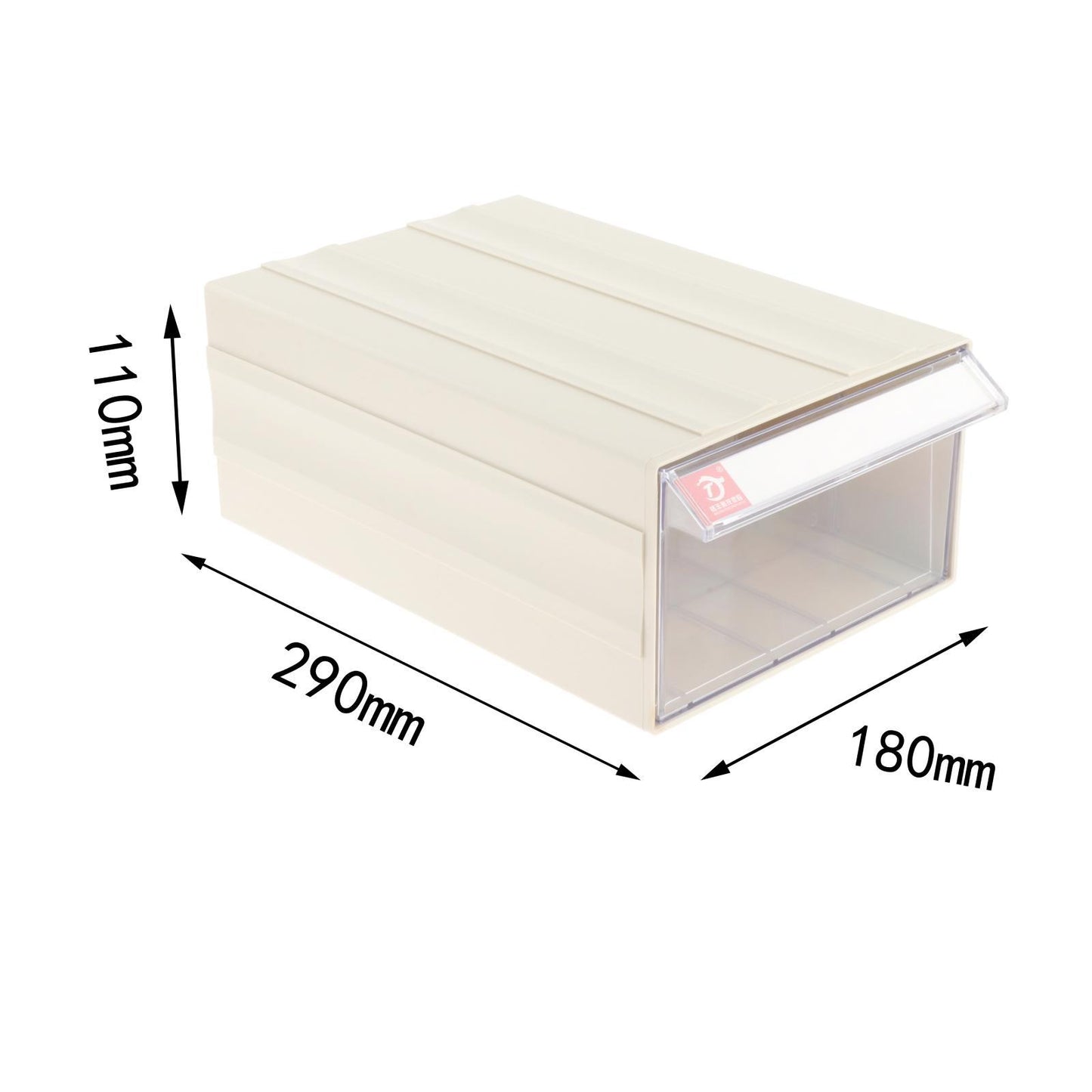 Modular Drawer Organizer Shaft Bodies Removable Divider Blue 185x110x60mm