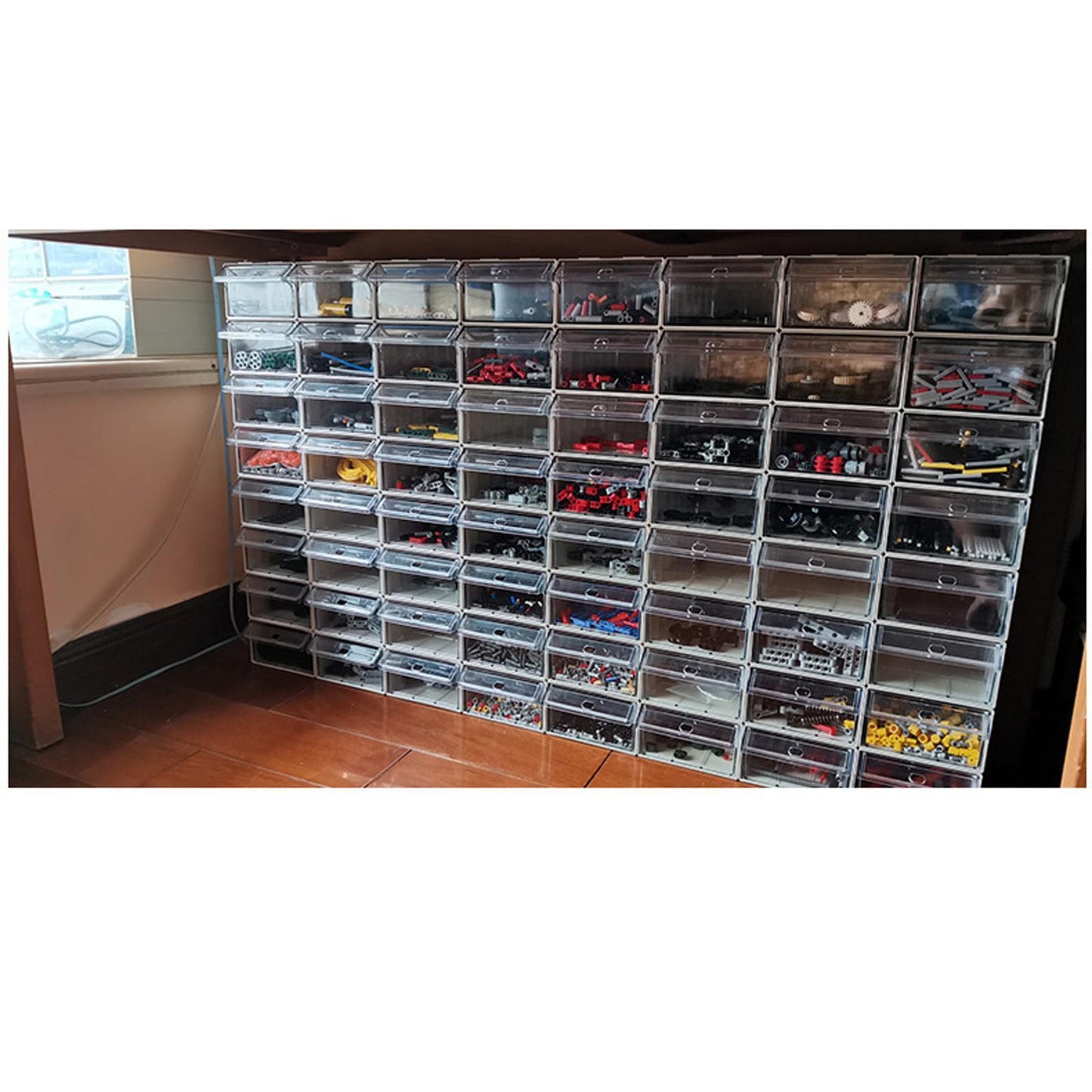 Modular Drawer Organizer Shaft Bodies Removable Divider Grey 290x180x110mm