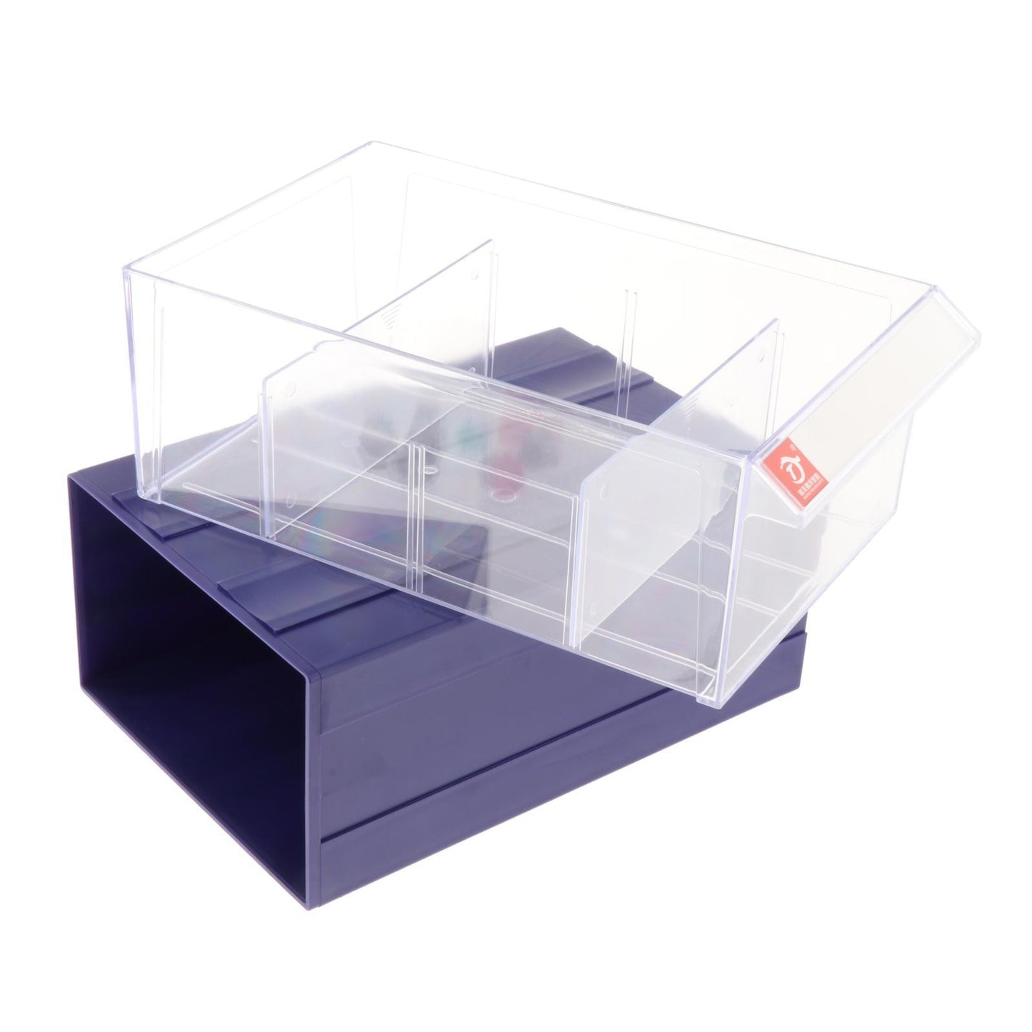 Modular Drawer Organizer Shaft Bodies Removable Divider Blue 240x130x78mm