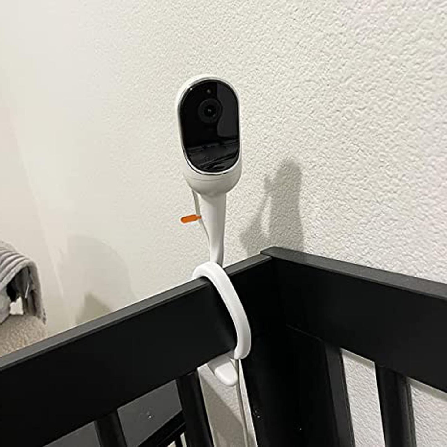 Flexible Twist Mount Holder for Owlet Baby Monitor Black