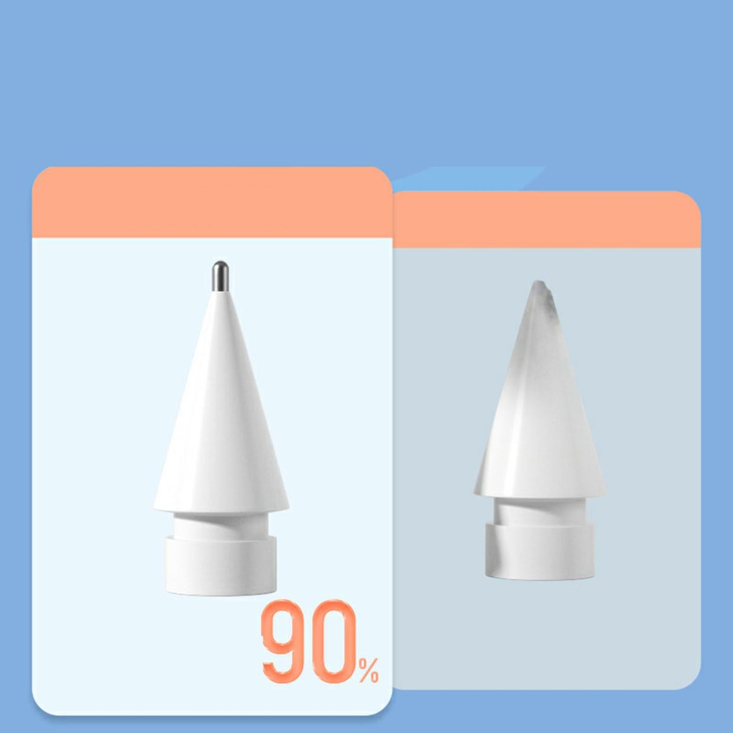 Pencil Nibs Capacitive Screen Spare Nib Tip Damping for Apple Engineer Round