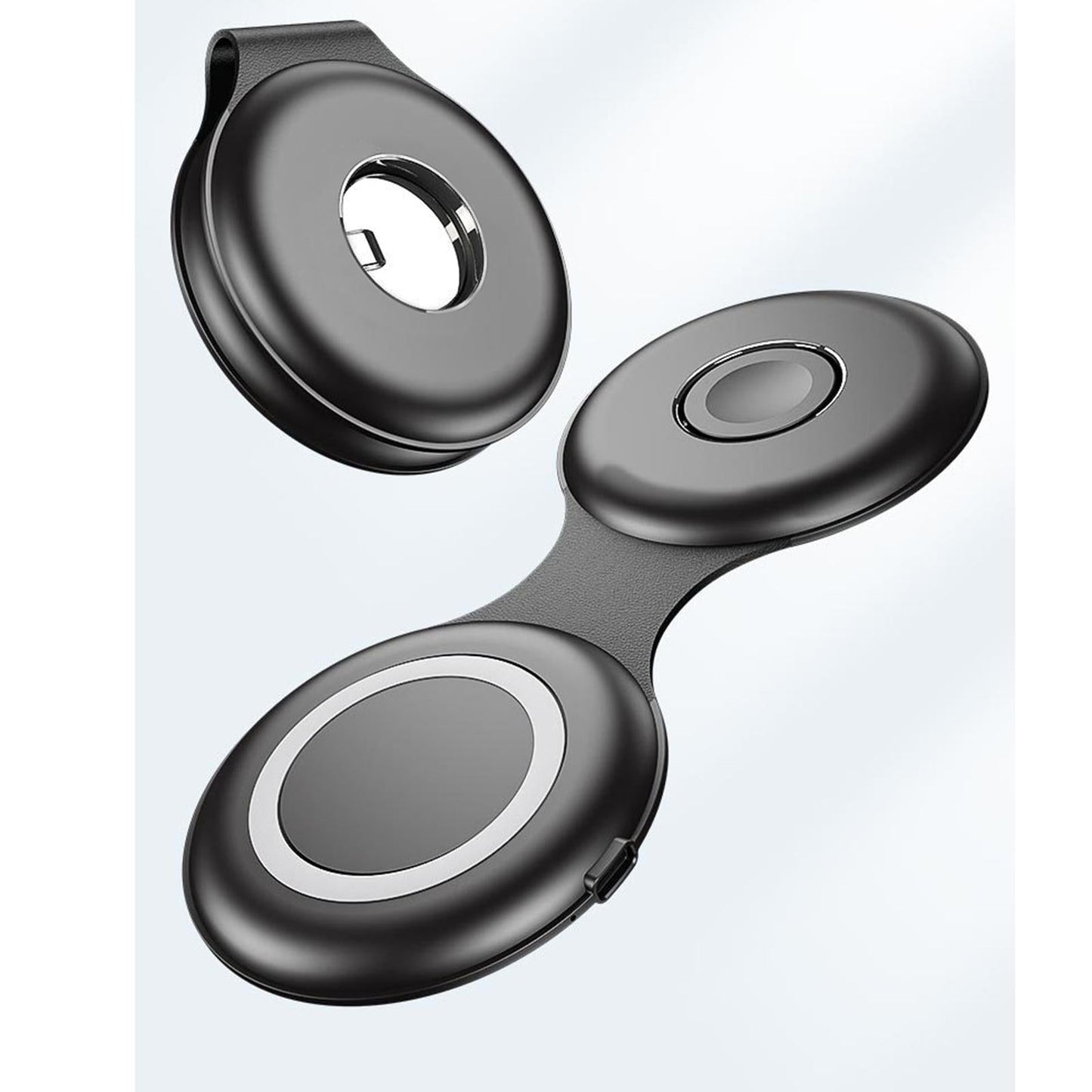 3 in 1 Wireless Charger Foldable Phone Charger for iPhone 12 and above Black