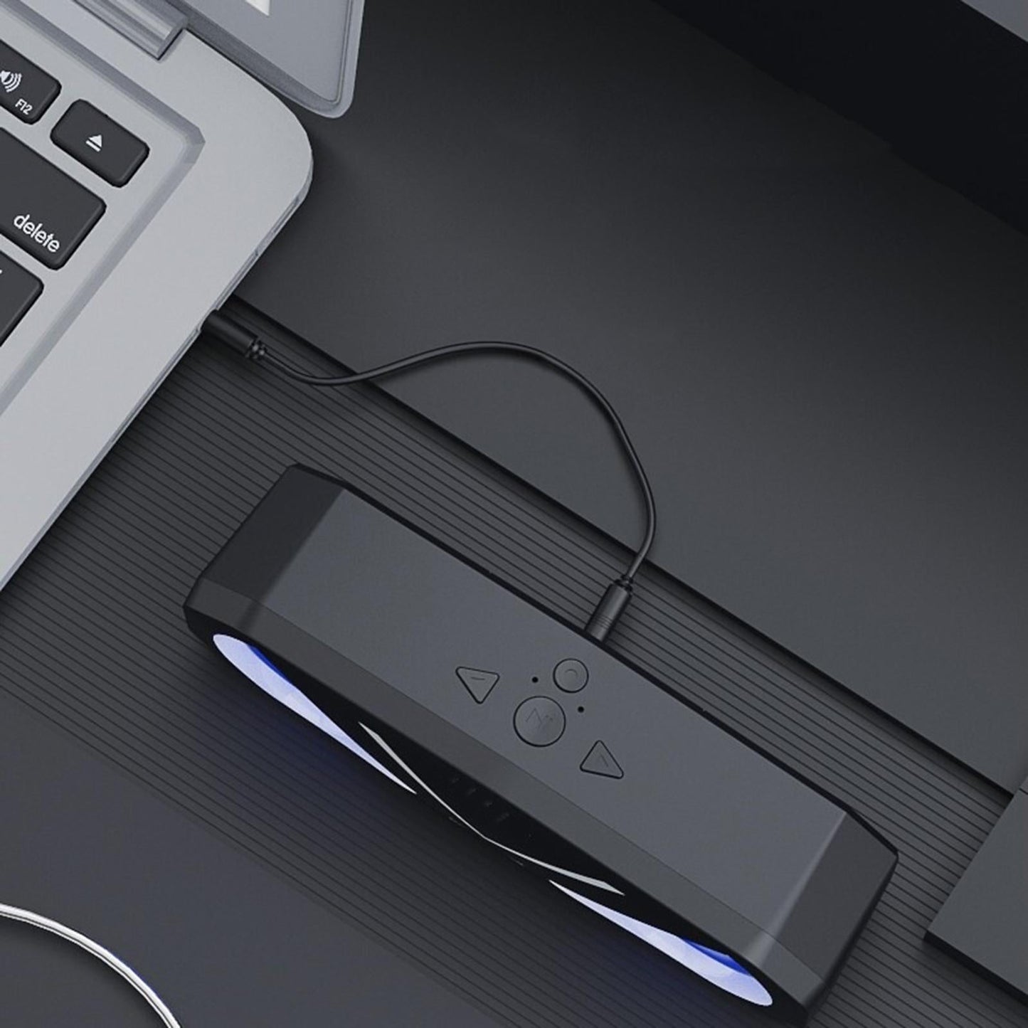 Bluetooth Wireless Speaker 360 HD Surround Sound V5.0 for Windows White