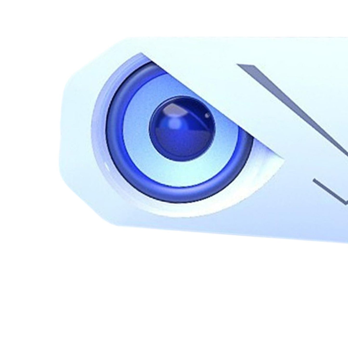 Bluetooth Wireless Speaker 360 HD Surround Sound V5.0 for Windows White