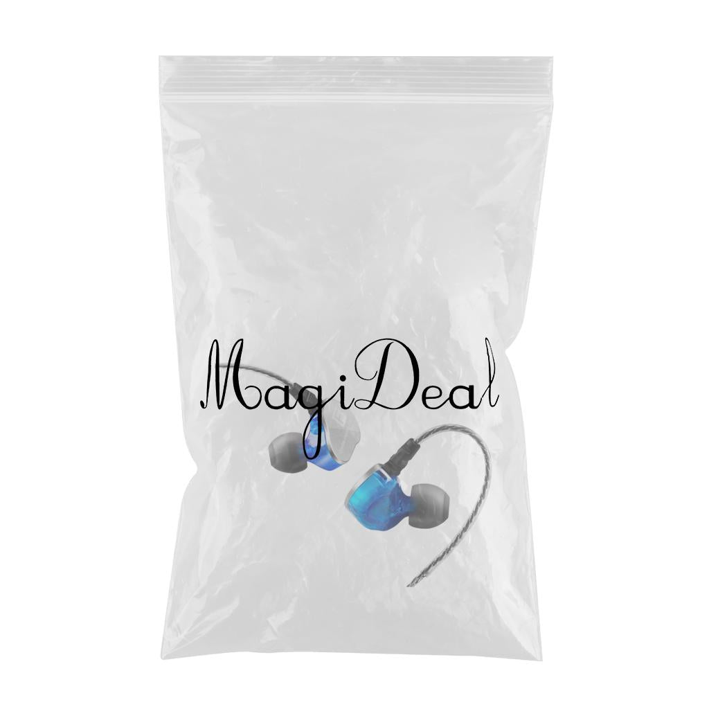 Earphones Headphones Wired in-Ear Earbuds Hi-fi Headset Stereo Blue