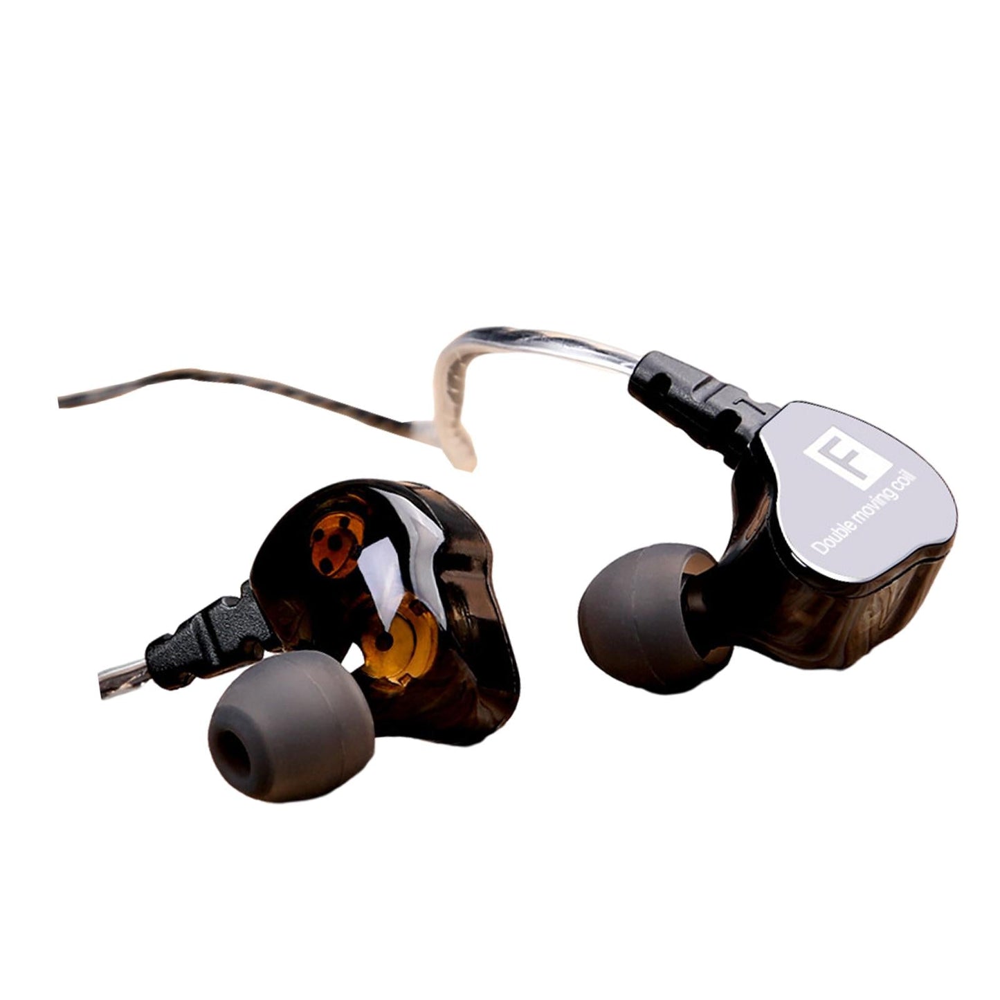 Earphones Headphones Wired in-Ear Earbuds Hi-fi Headset Stereo Black