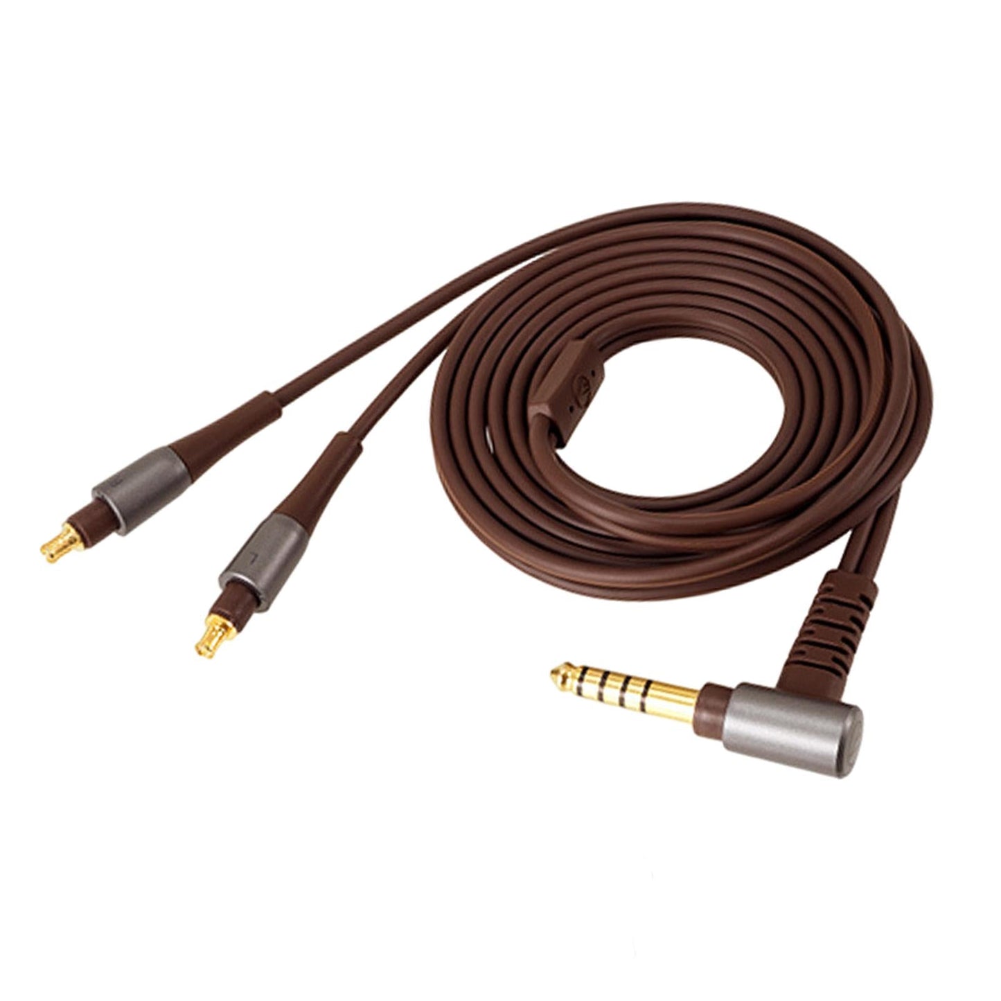 3.5mm/4.4mm Earphone Cable HiFi Headset Wire for ATH-ESW950 Brown 4.4mm
