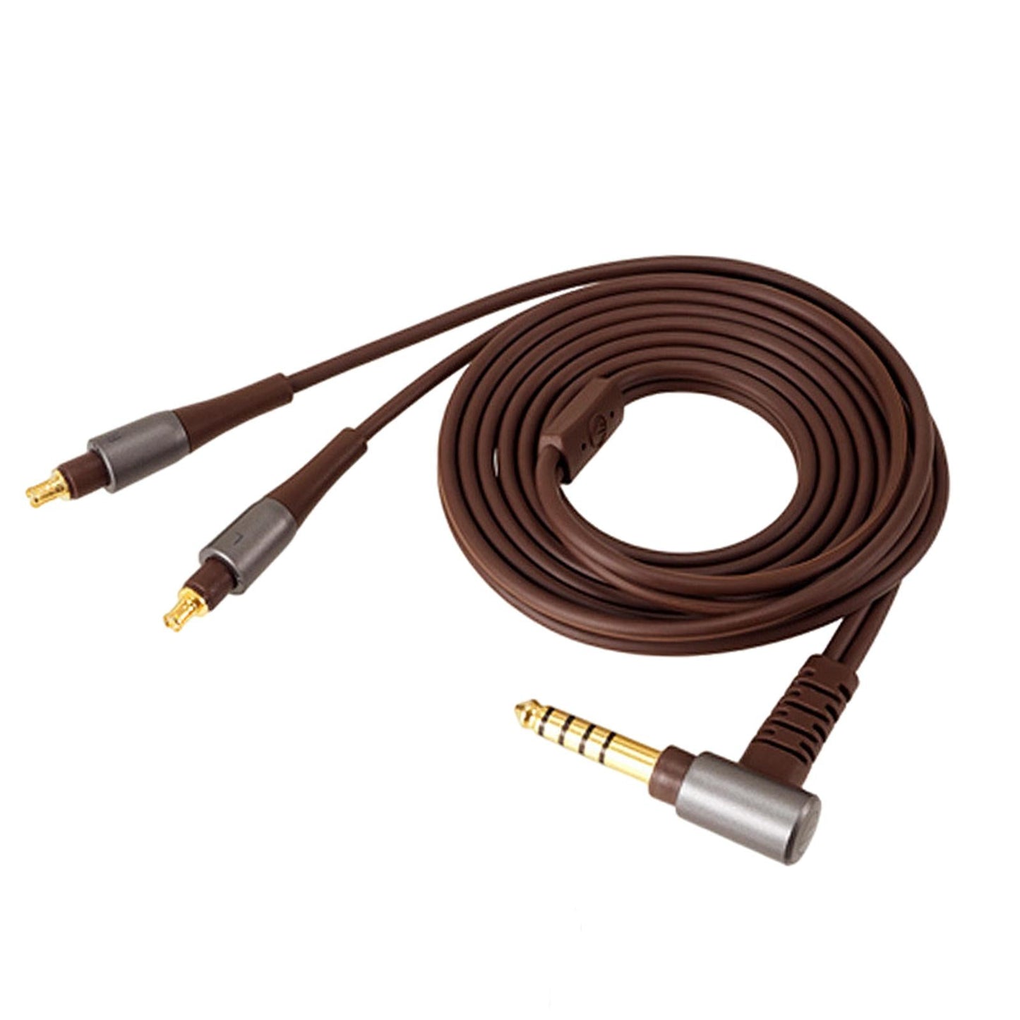 3.5mm/4.4mm Earphone Cable HiFi Headset Wire for ATH-ESW950 Brown 4.4mm
